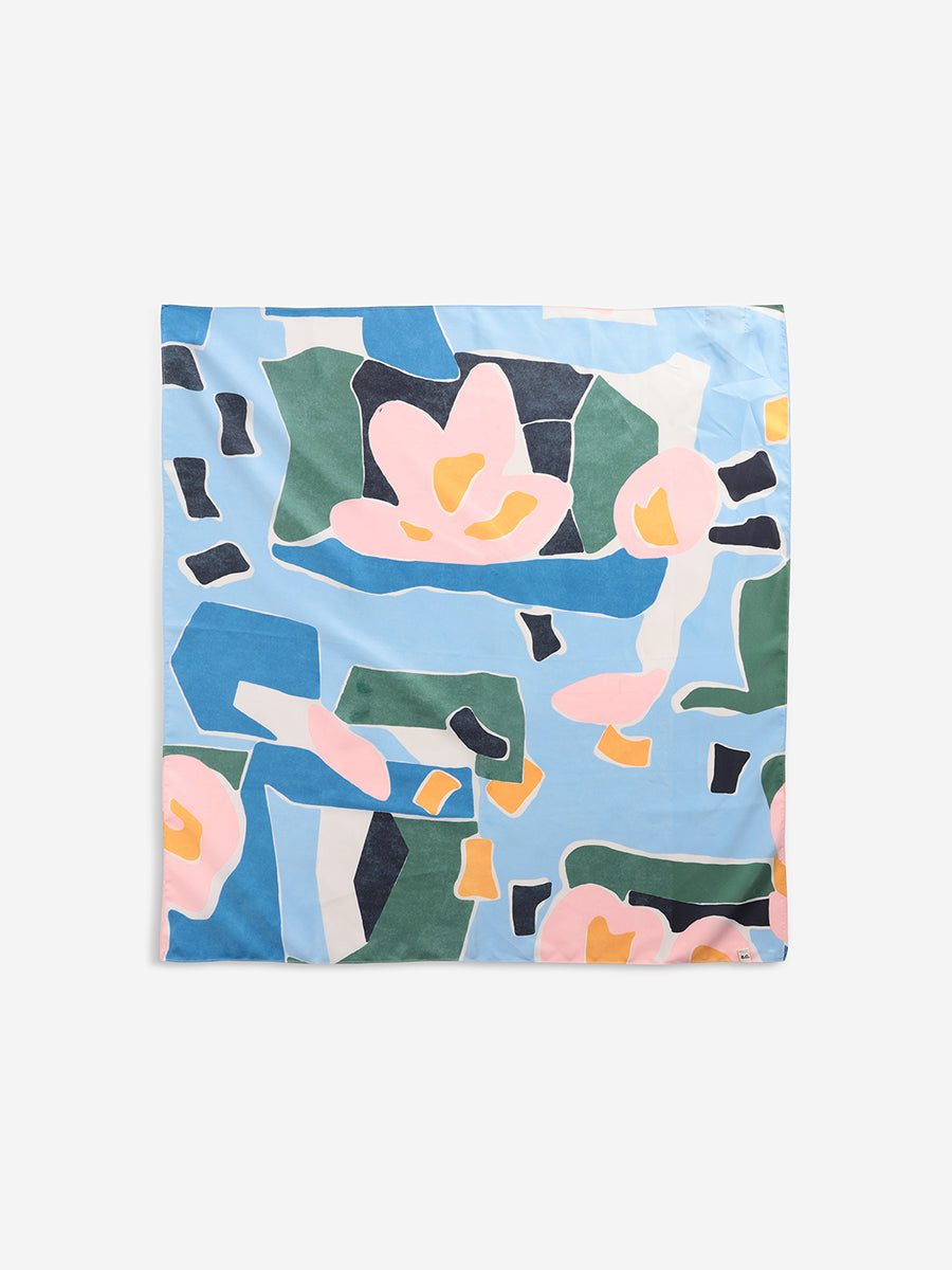 Floral print foulard