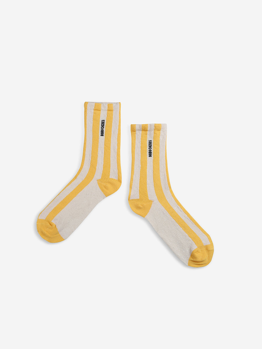 Striped 2-pack long socks