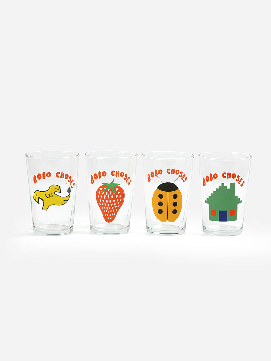 I'm A Poet glass set