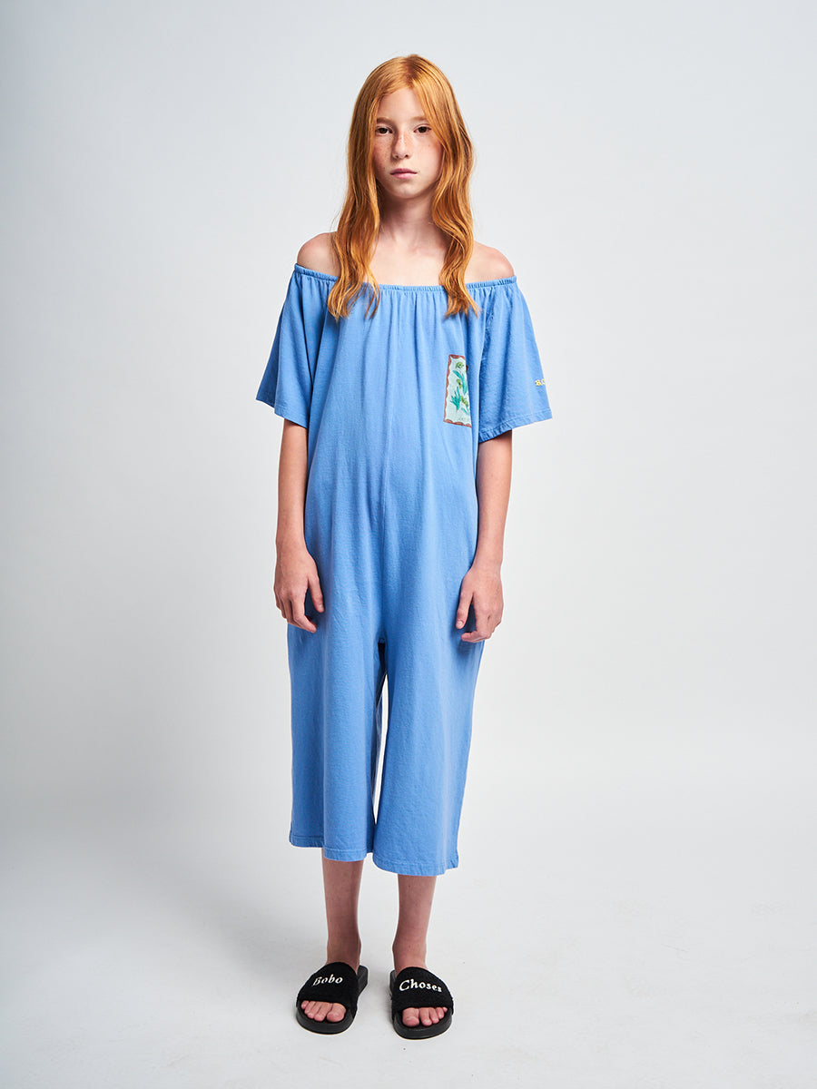 Nature Sketch short sleeve overall