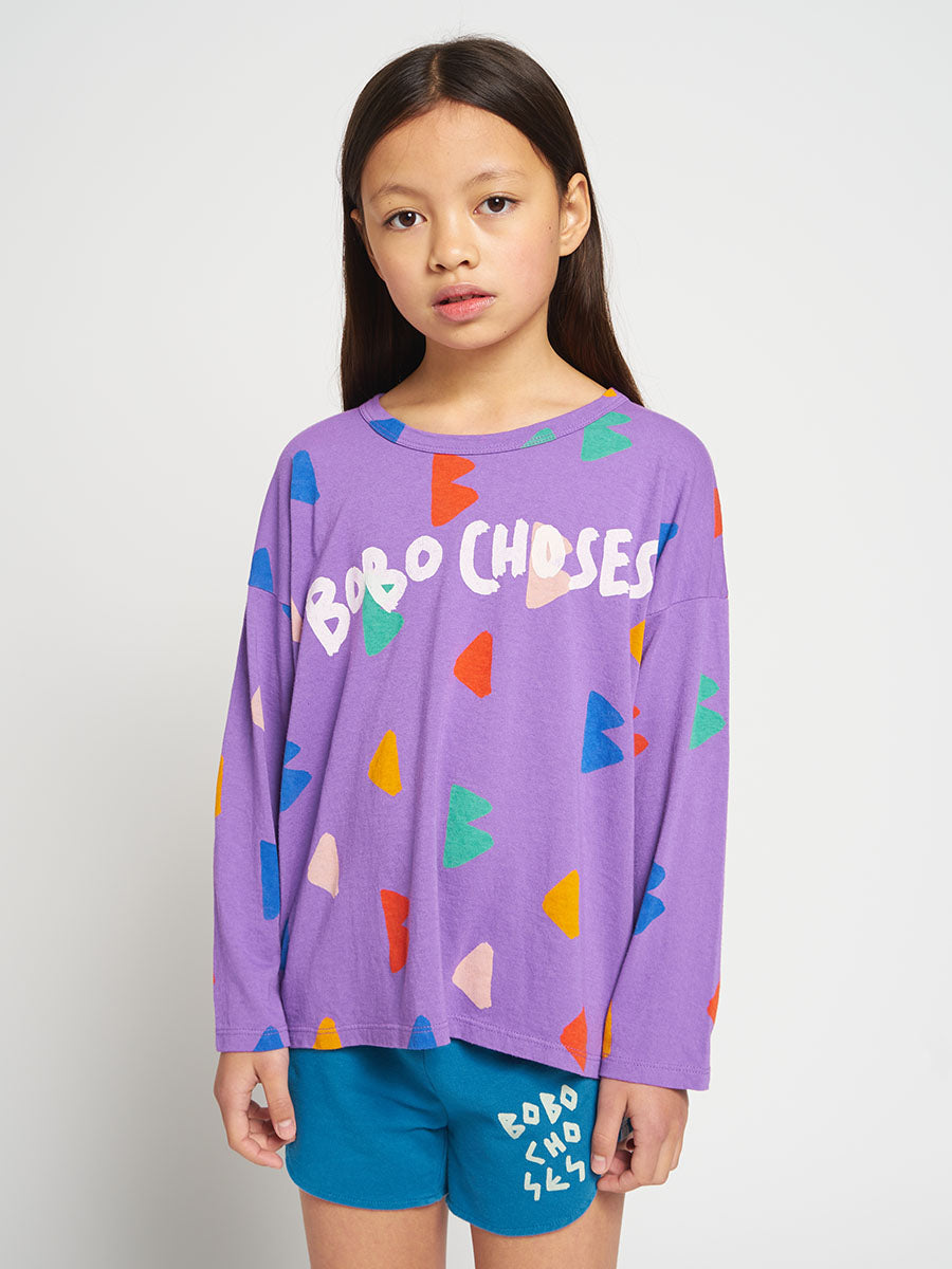 B.C all over violet T-shirt