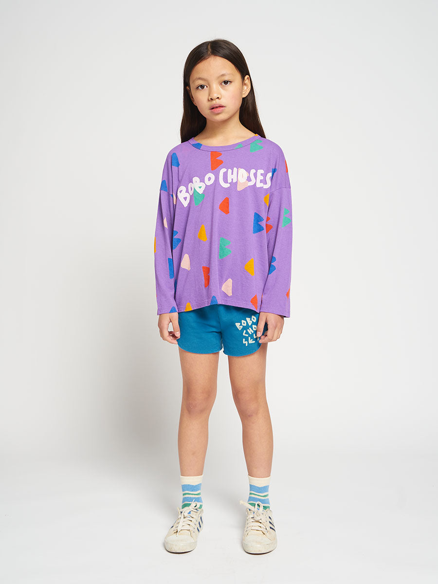 B.C all over violet T-shirt