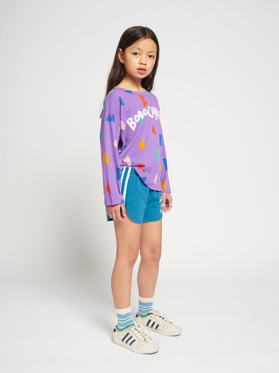 B.C all over violet T-shirt