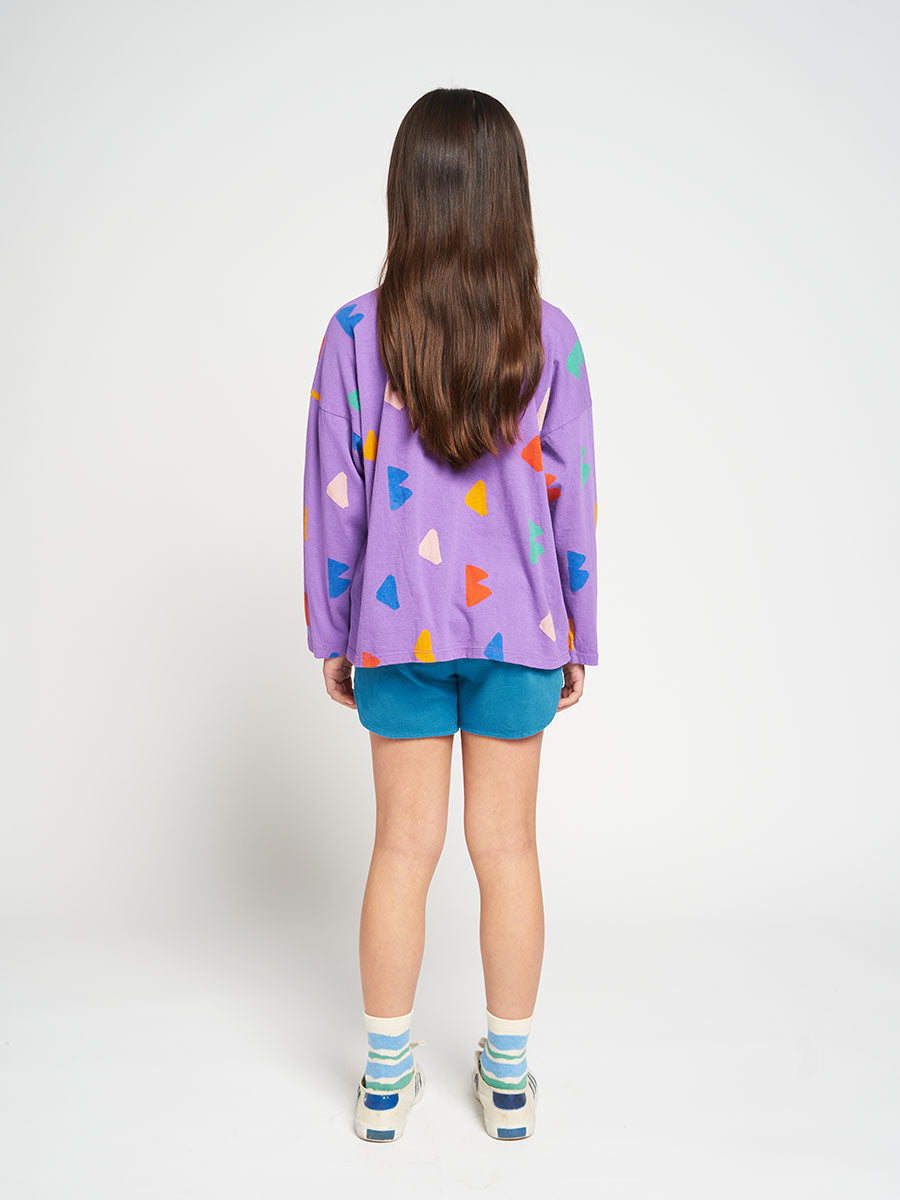 B.C all over violet T-shirt