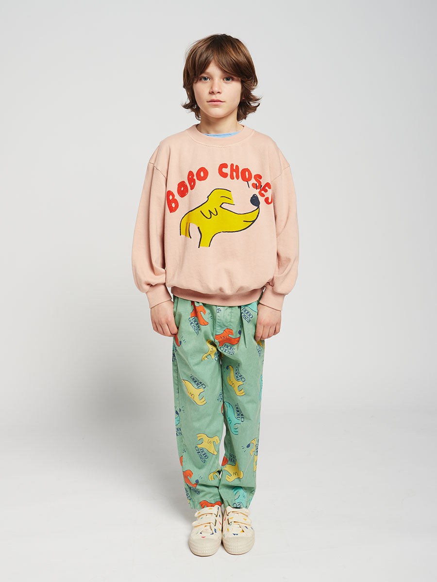 Sniffy Dog all over chino pants