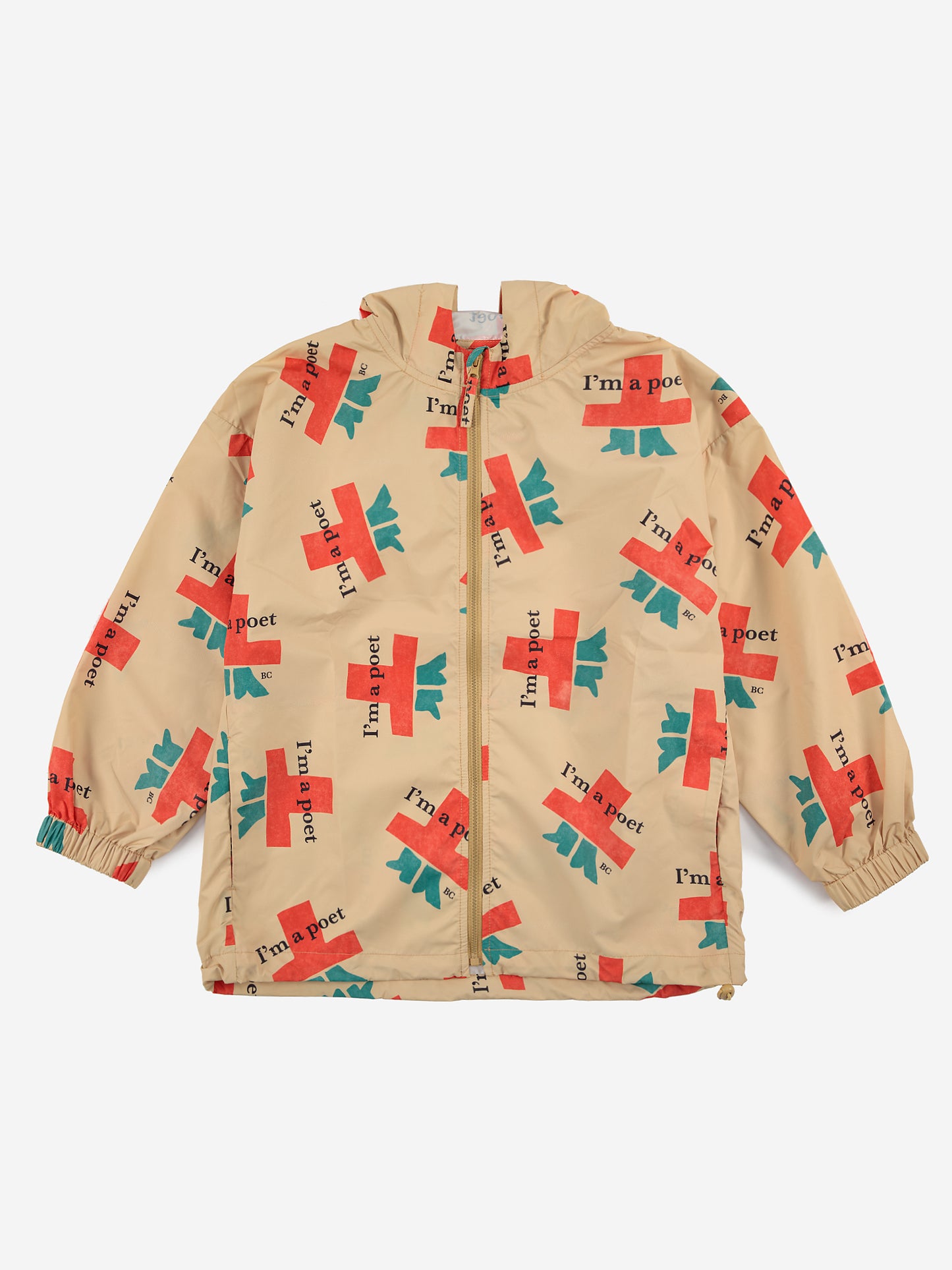 I'm A Poet all over rain jacket