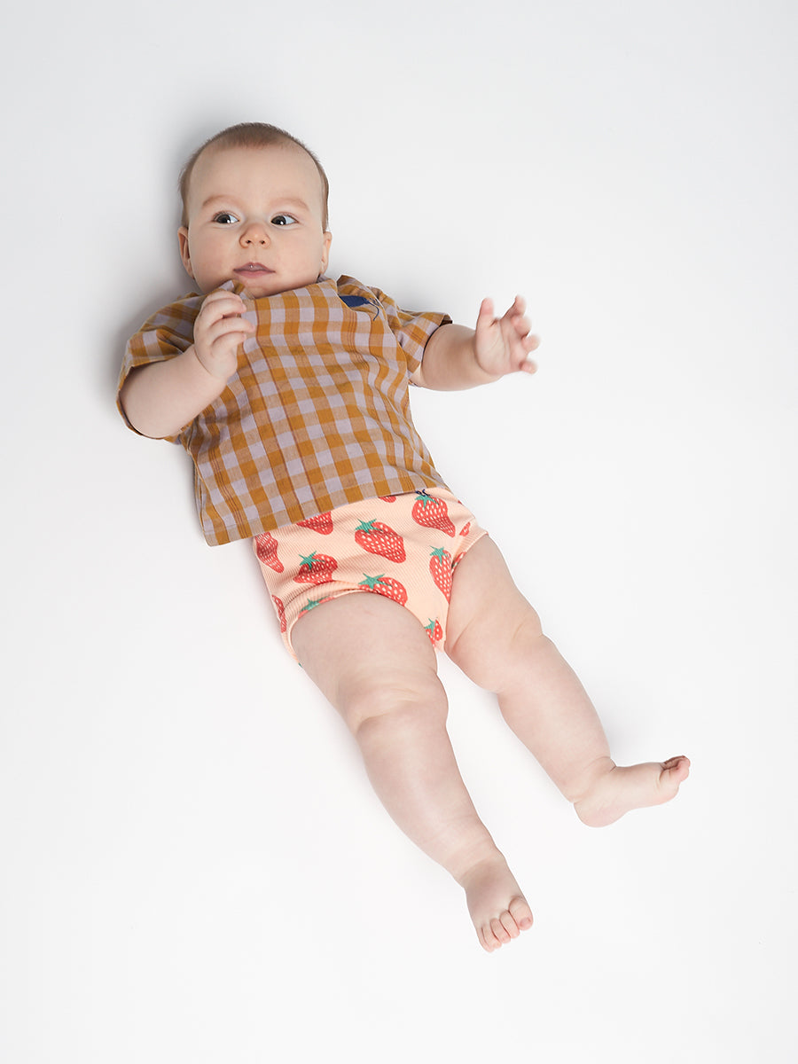 strawberry all over culotte