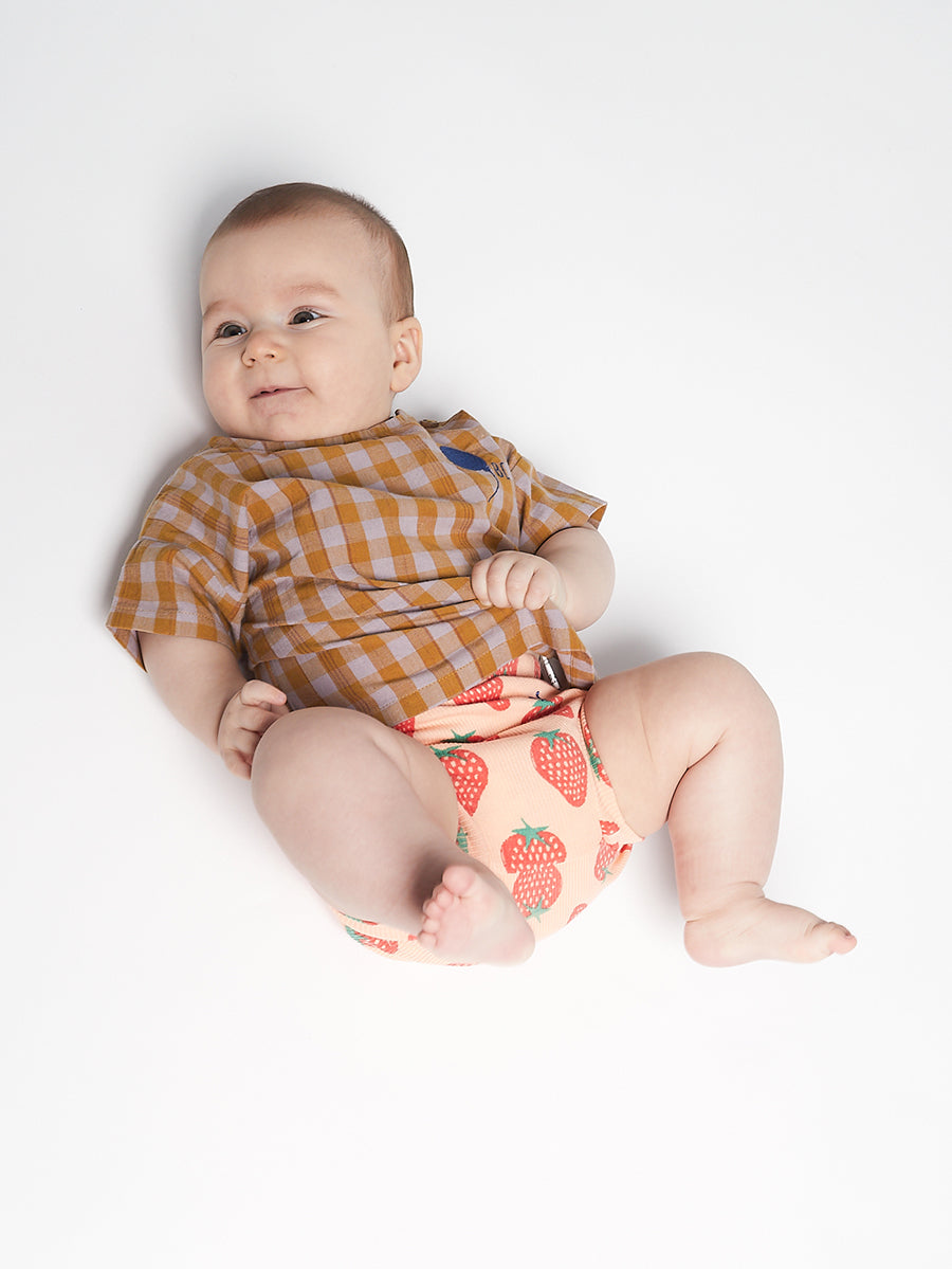 strawberry all over culotte