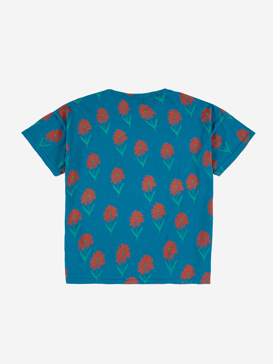 Petunia all over short sleeve T-shirt