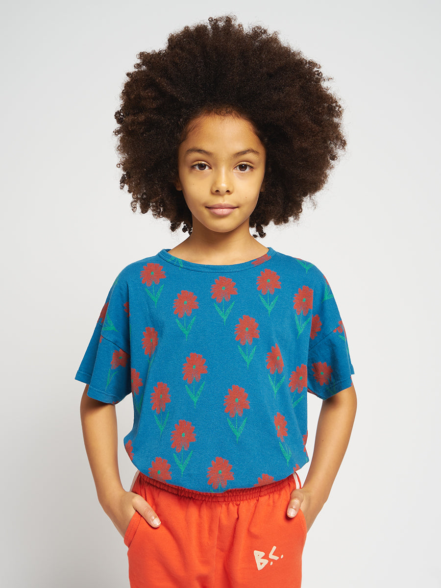 Petunia all over short sleeve T-shirt