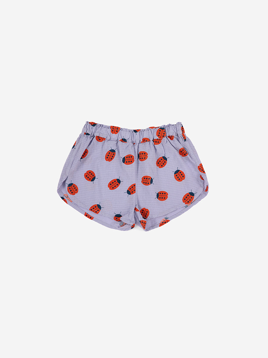 Ladybug all over woven shorts