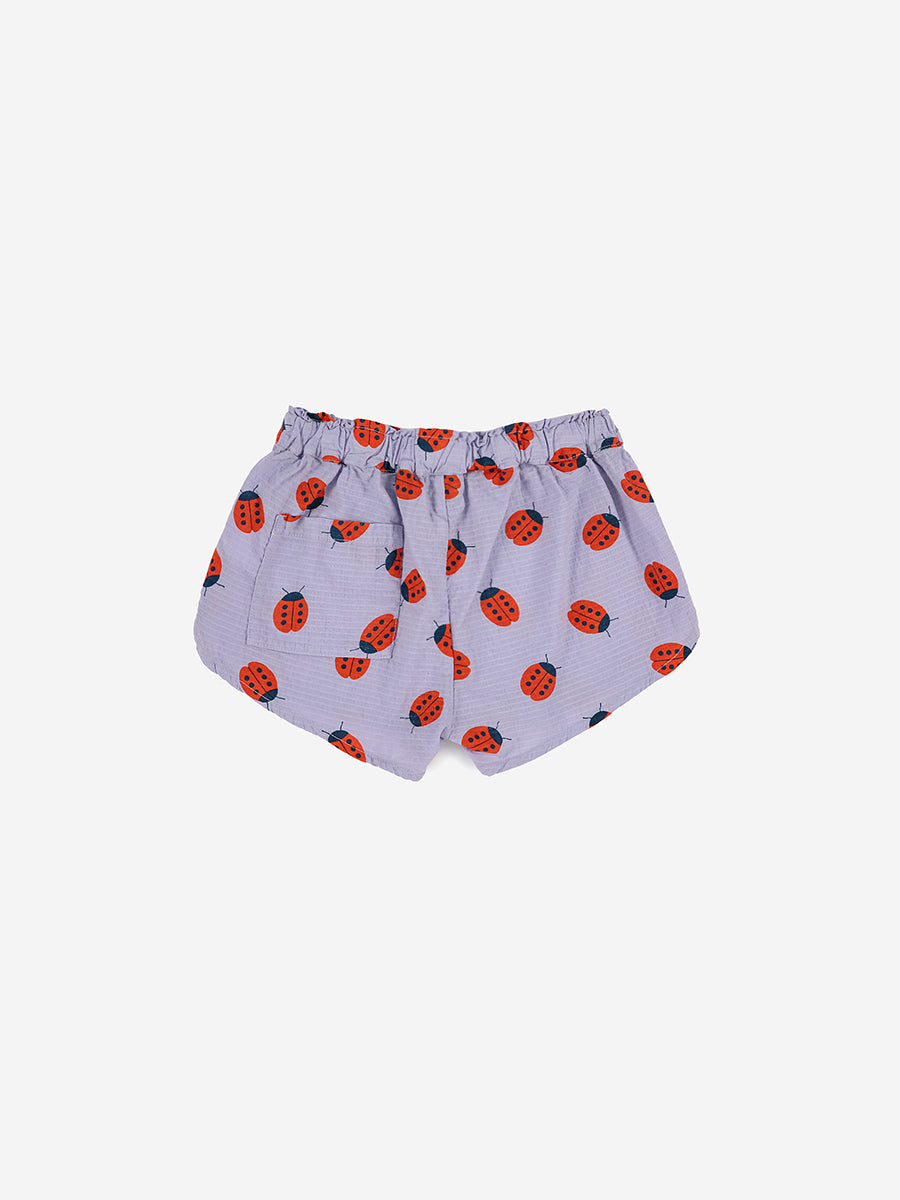 Ladybug all over woven shorts