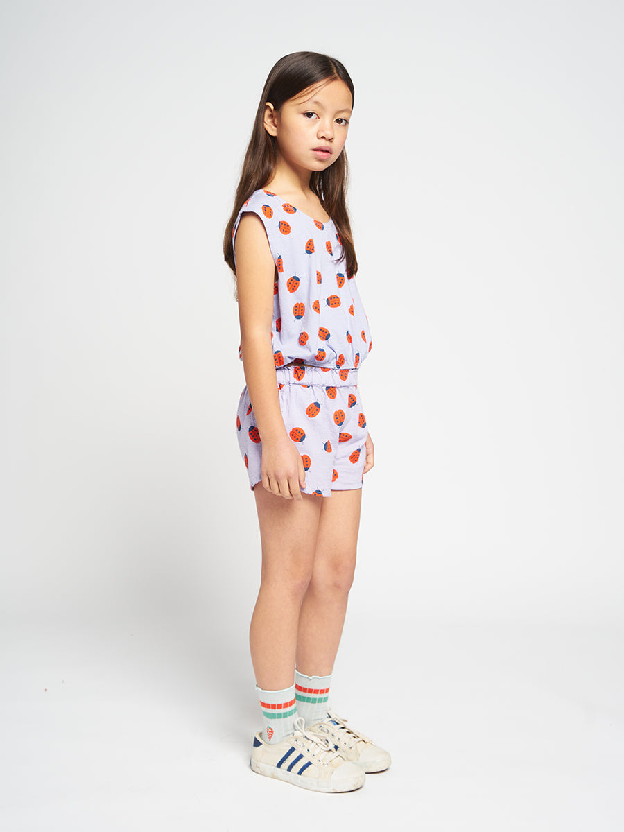 Ladybug all over woven shorts