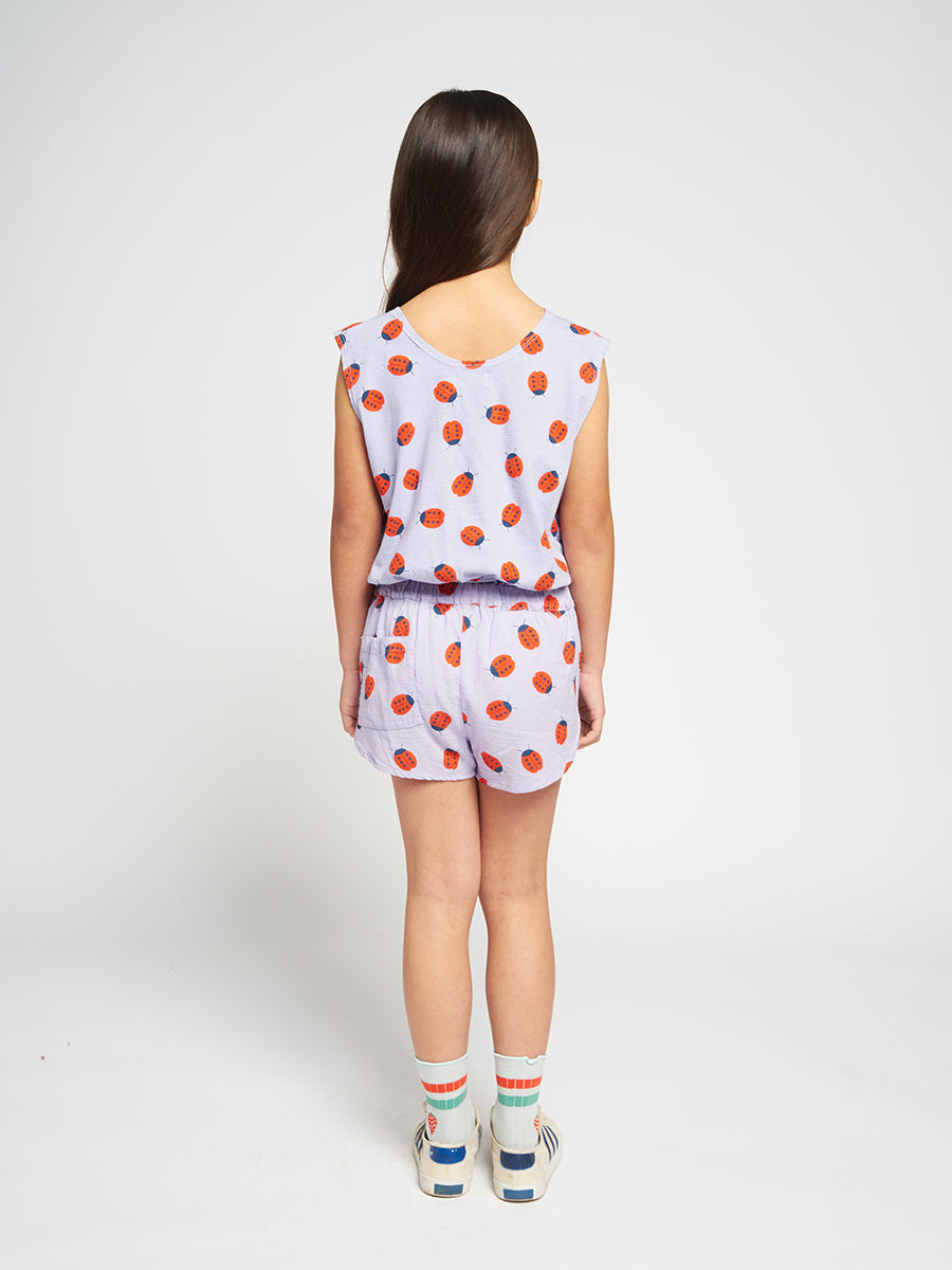 Ladybug all over woven shorts