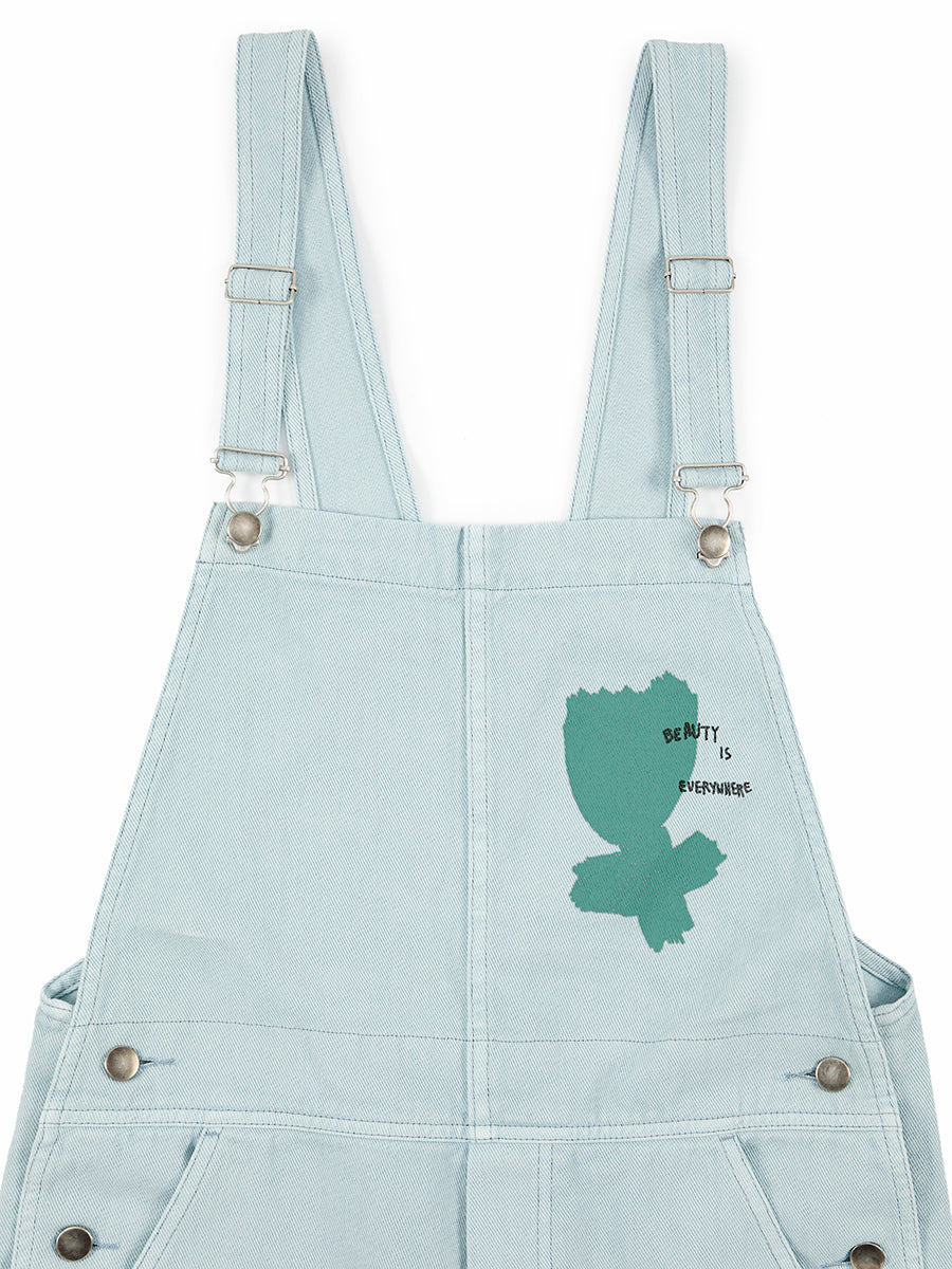 Beauty is everywhere cotton dungaree