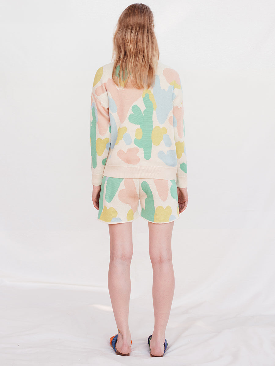 Nature knitted short
