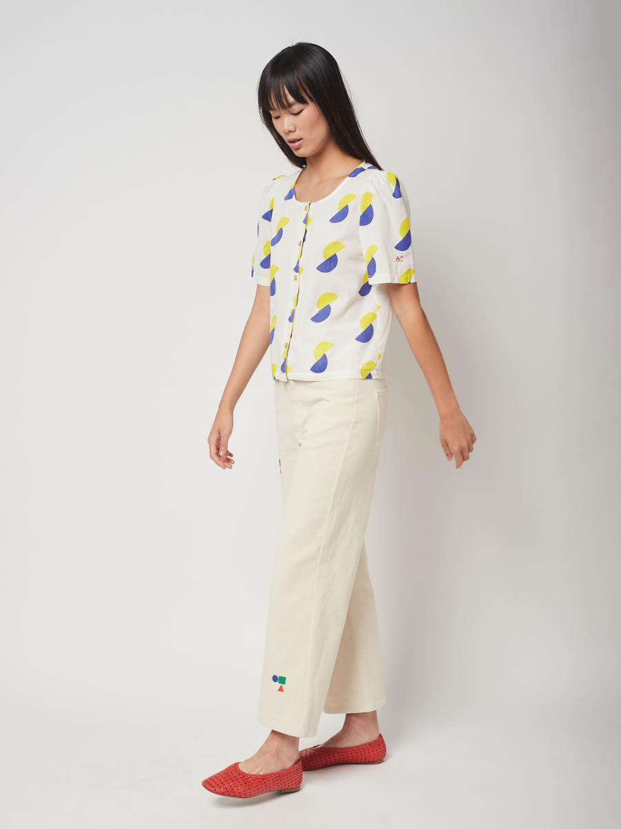 Embroidered High Waist Jeans