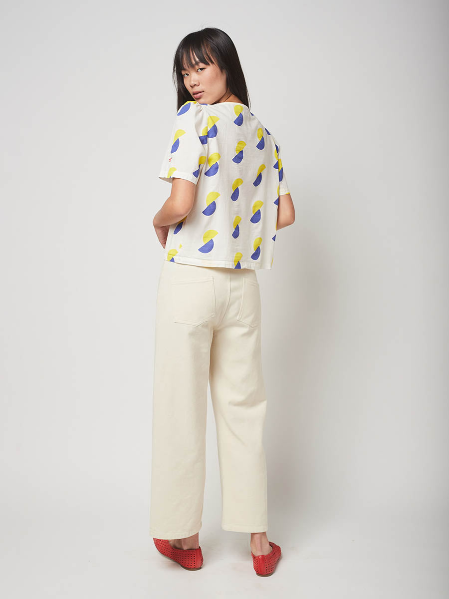 Embroidered High Waist Jeans