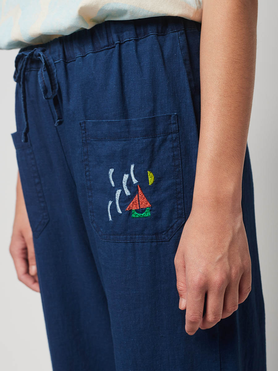 Indigo Loose Trousers