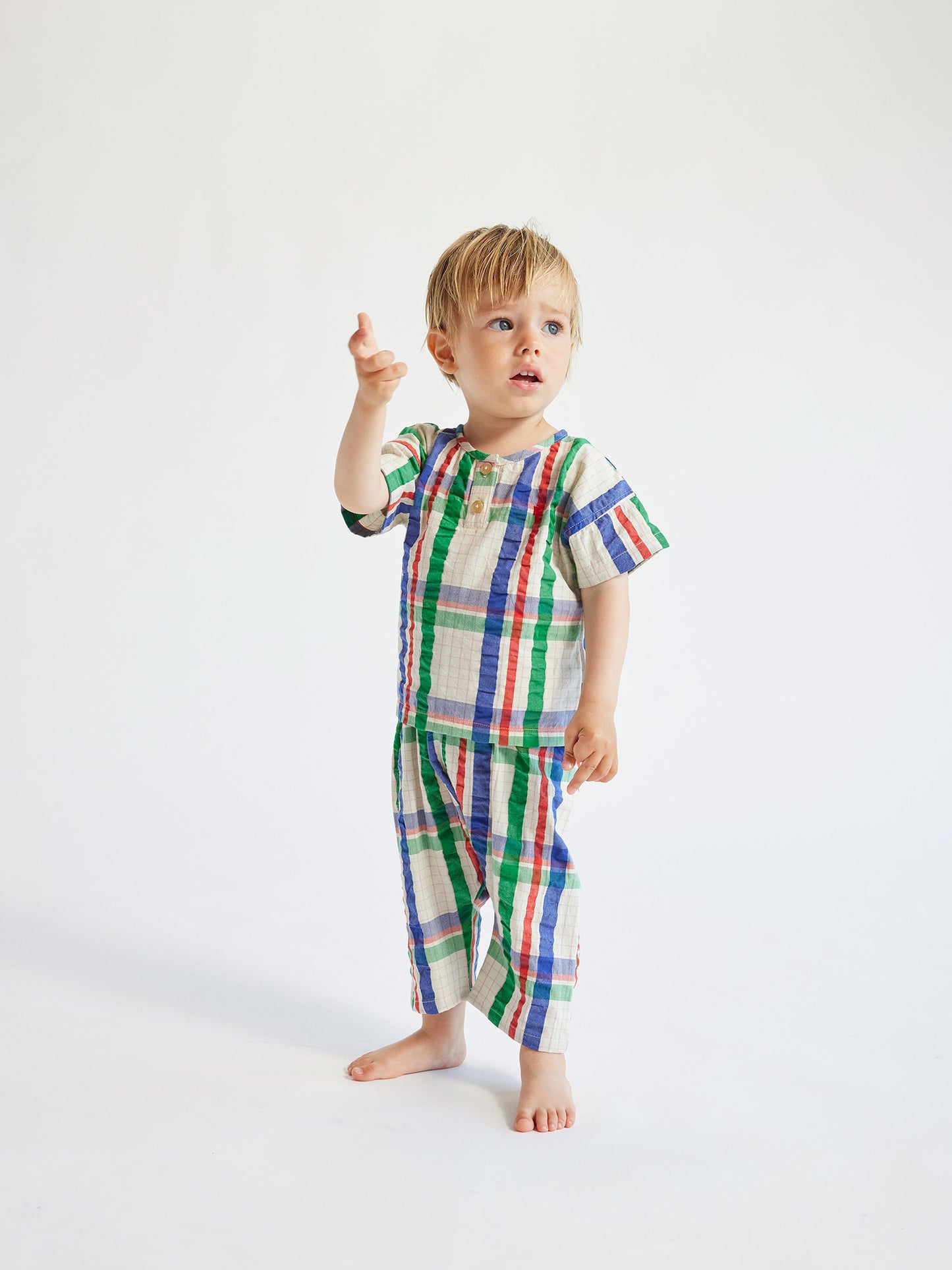 Madras Checks woven harem pants