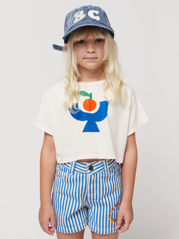 Tomato Plate cropped t-shirt