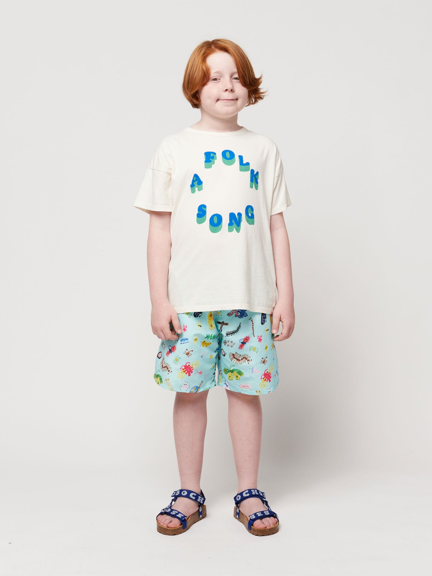Funny Insects all over swim bermuda shorts
