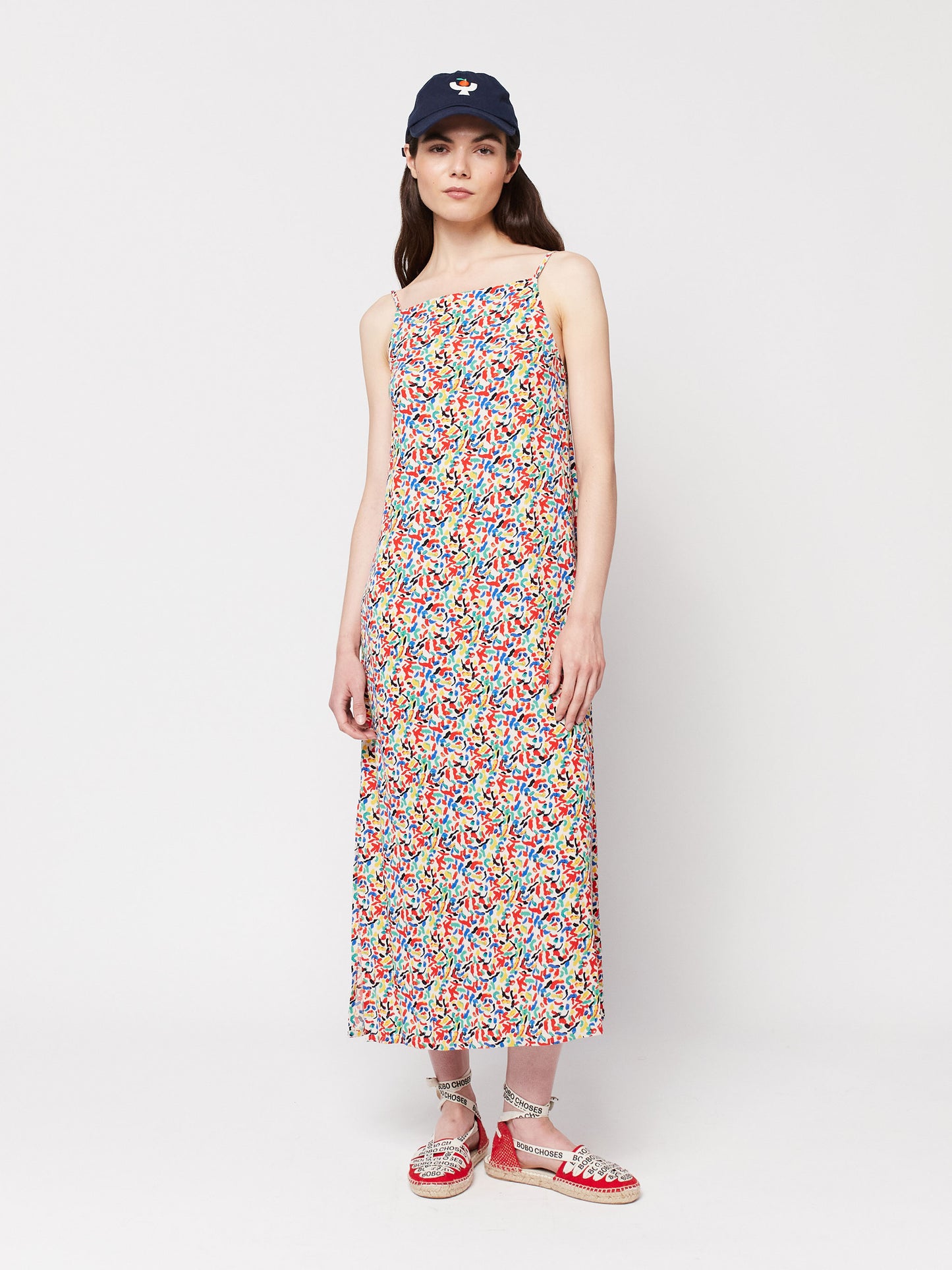 Confetti print dress