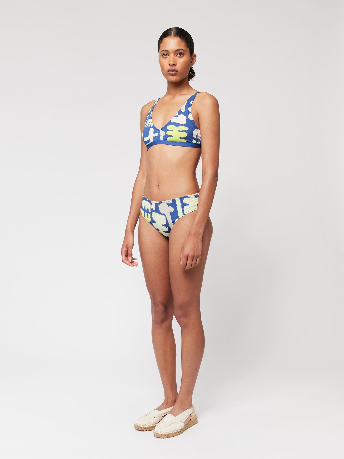 Carnival print top bikini