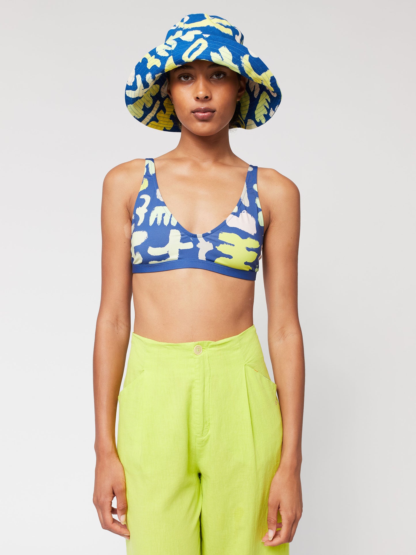 Carnival print cotton hat