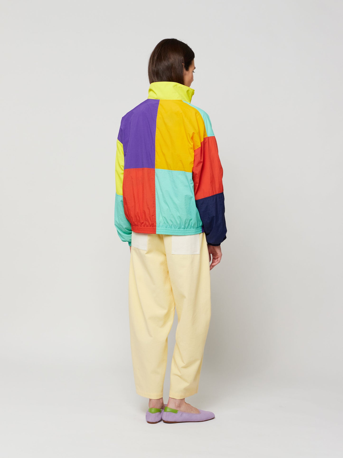 Colorblock Windbreaker Jacket