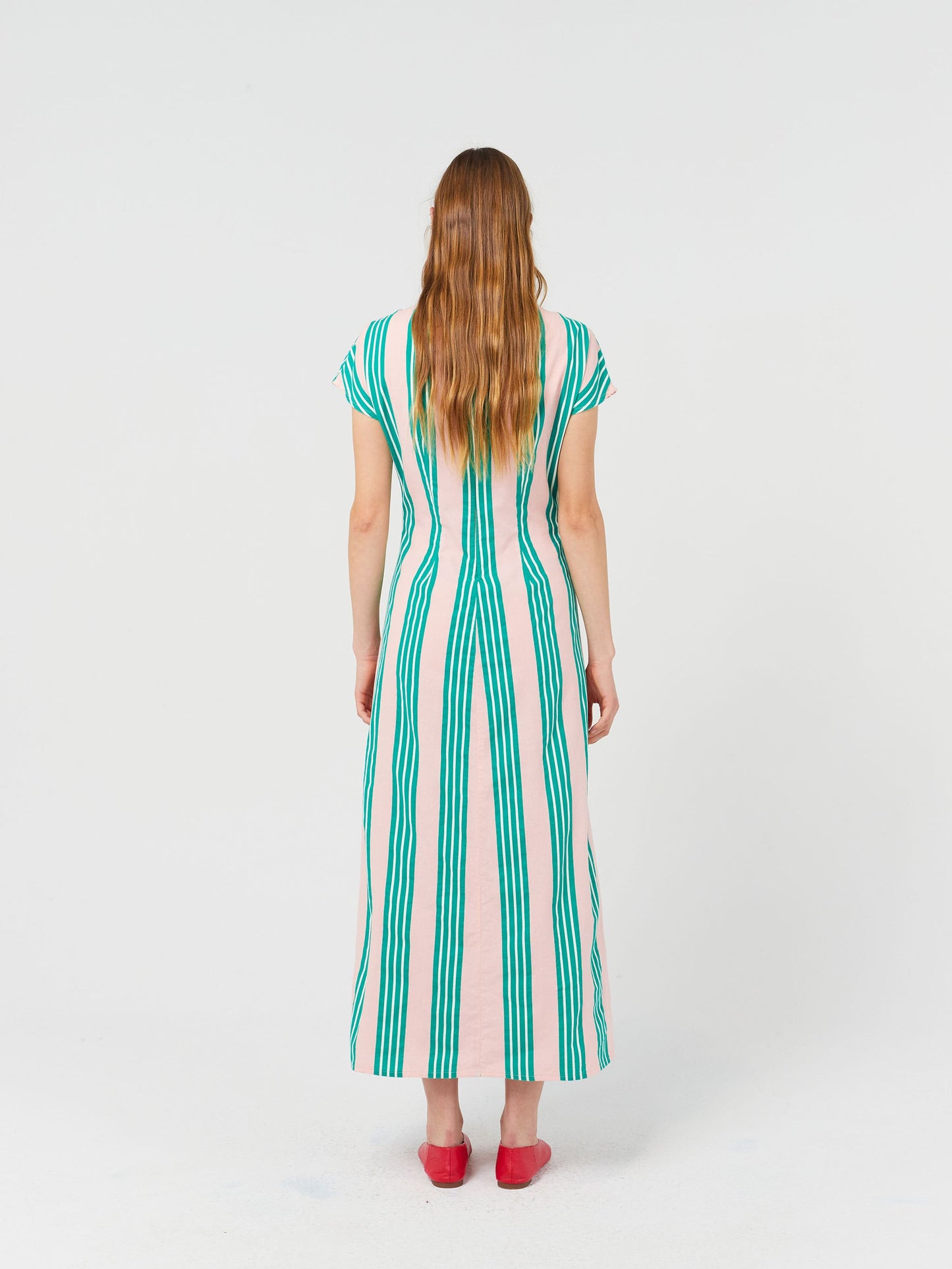 Stripes woven dress