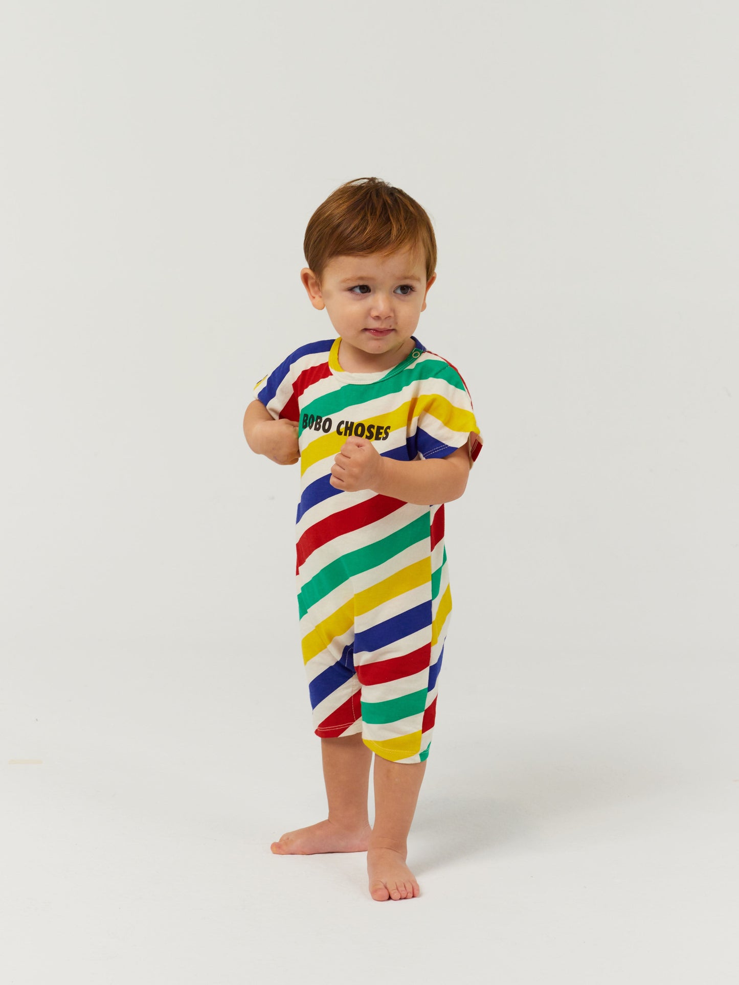 Happy stripes all over playsuit