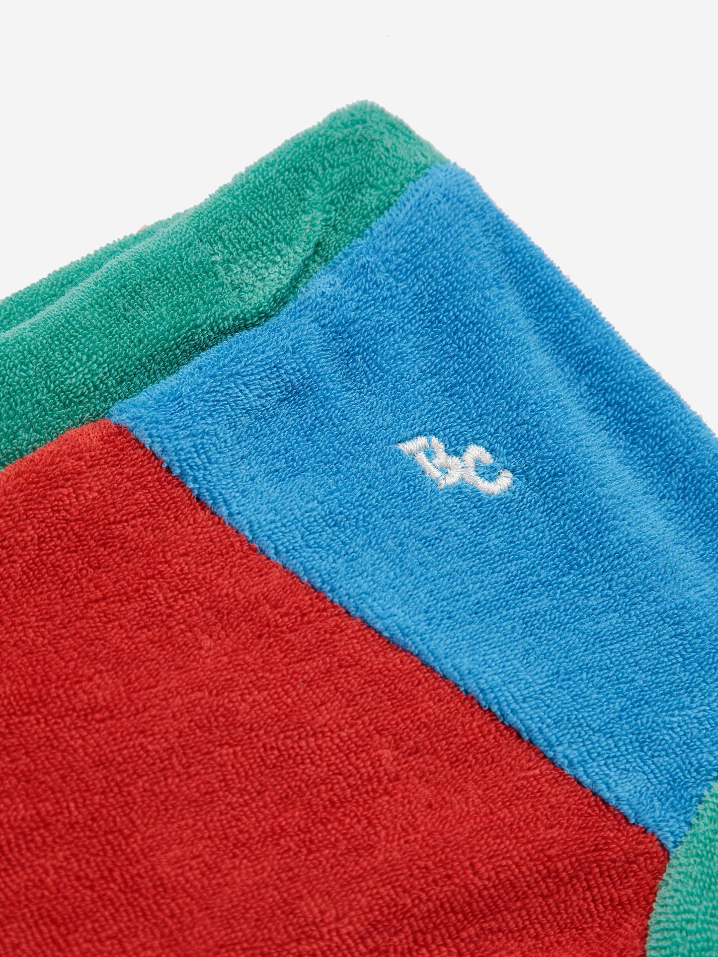 Terry color block culotte