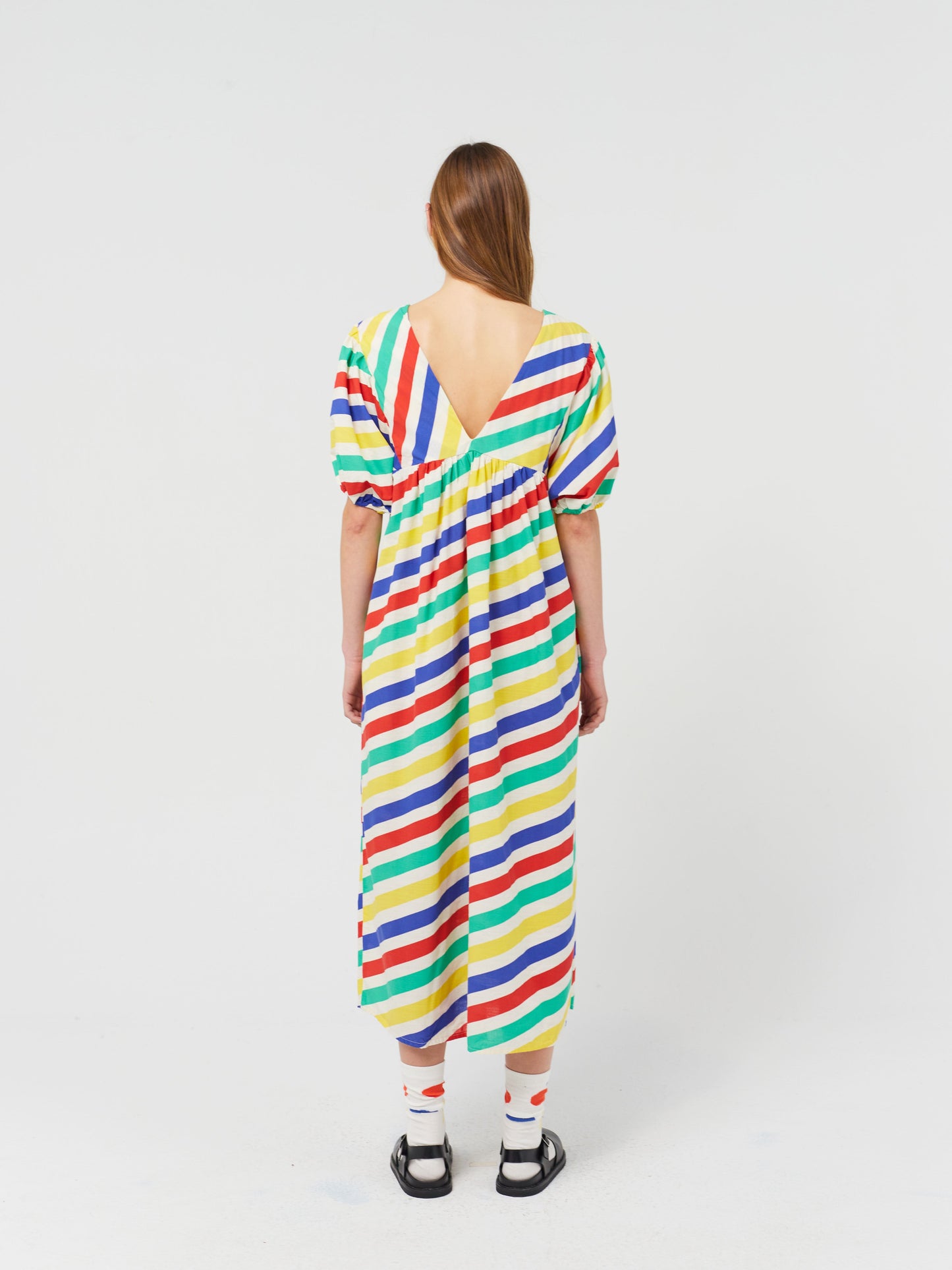Happy stripes all over dress