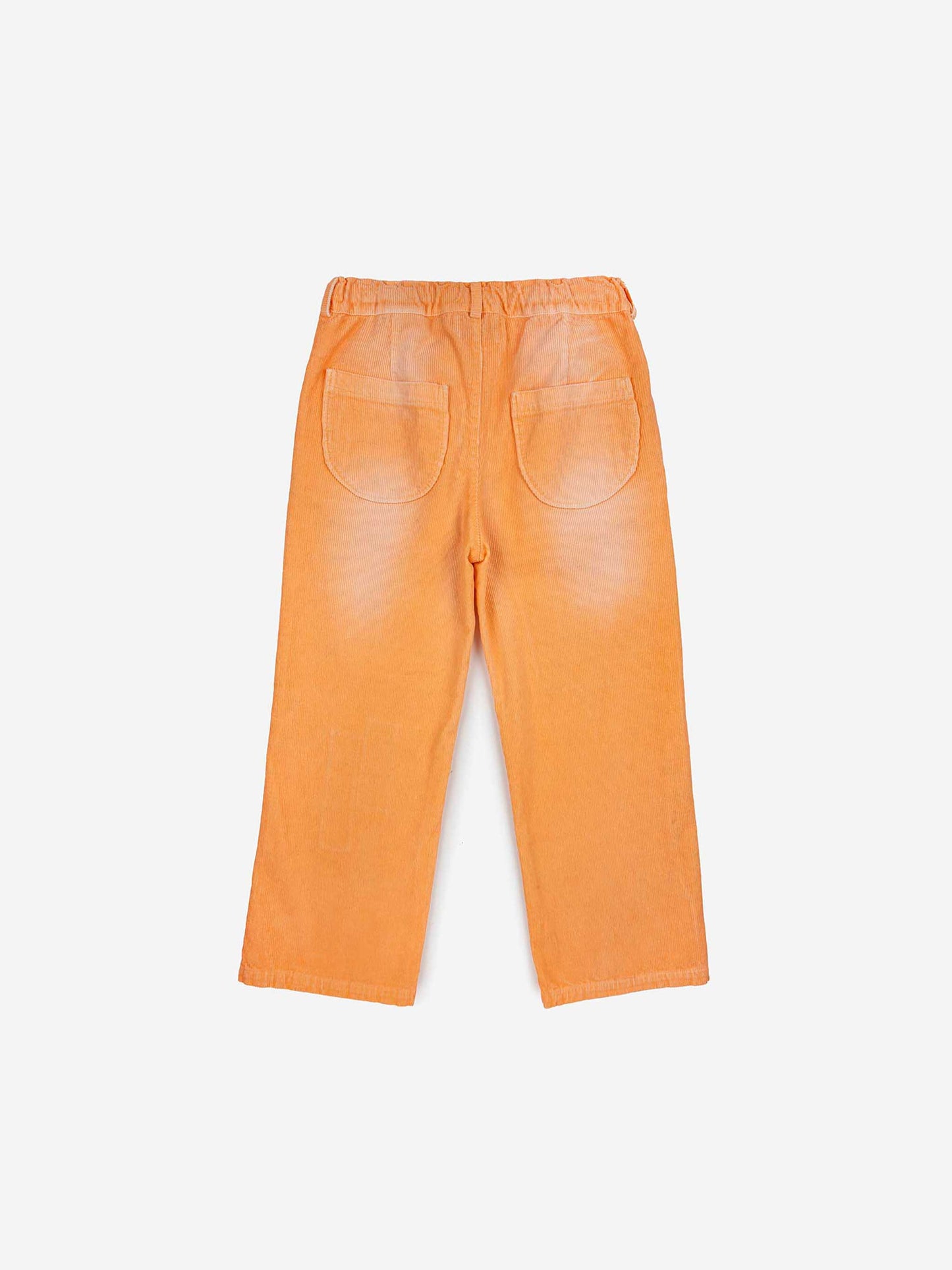 Patch corduroy baggy trousers