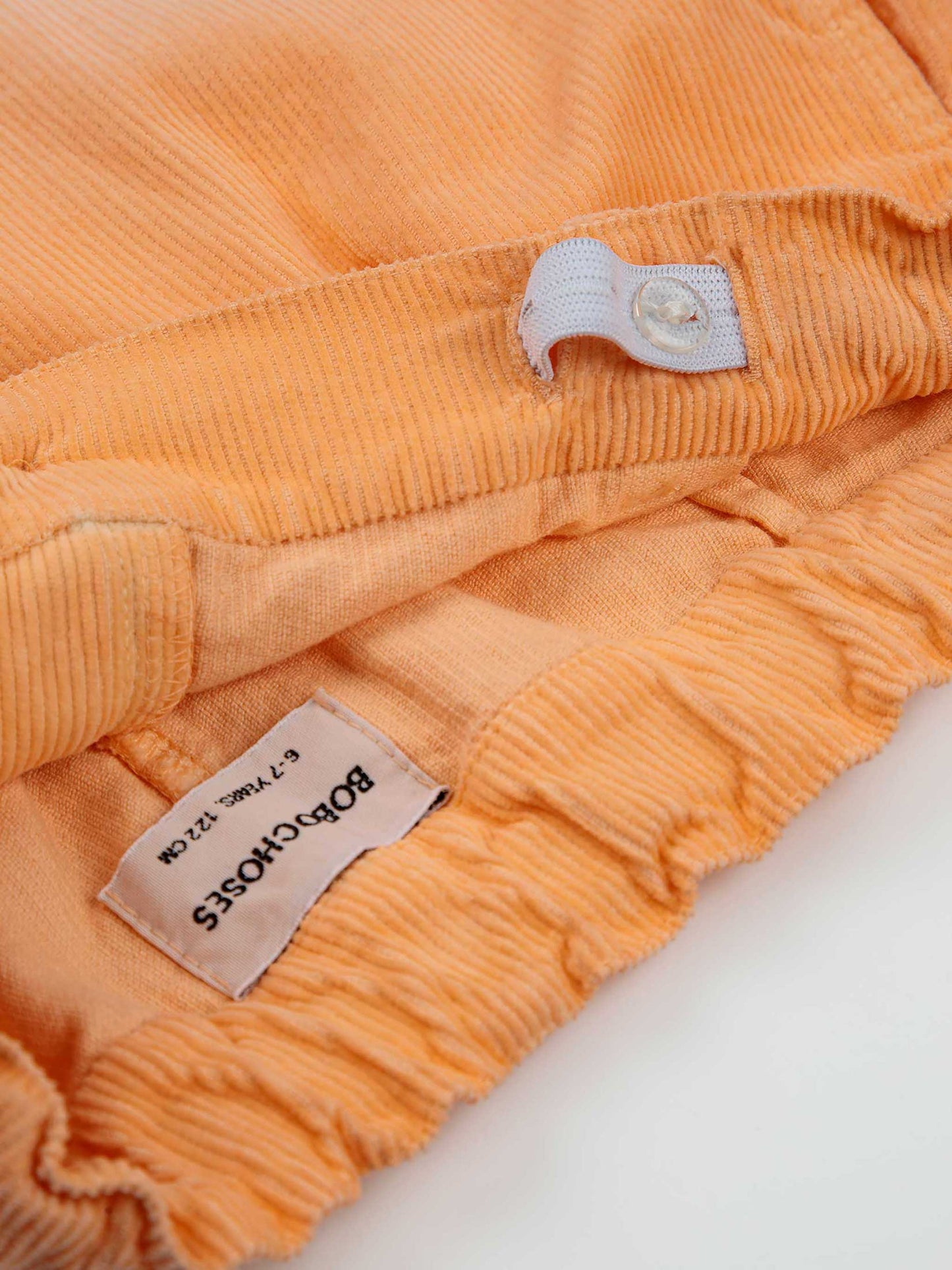 Patch corduroy baggy trousers
