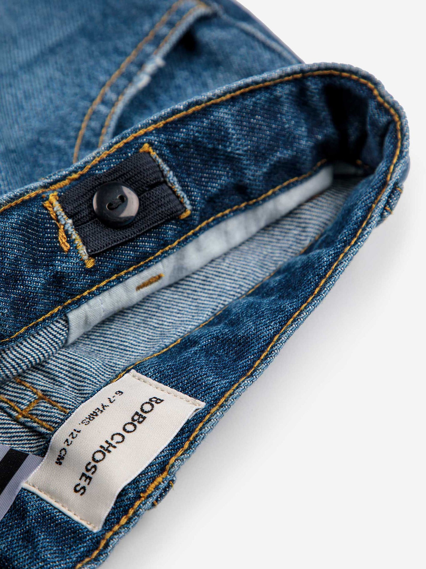 Faces flared denim trousers