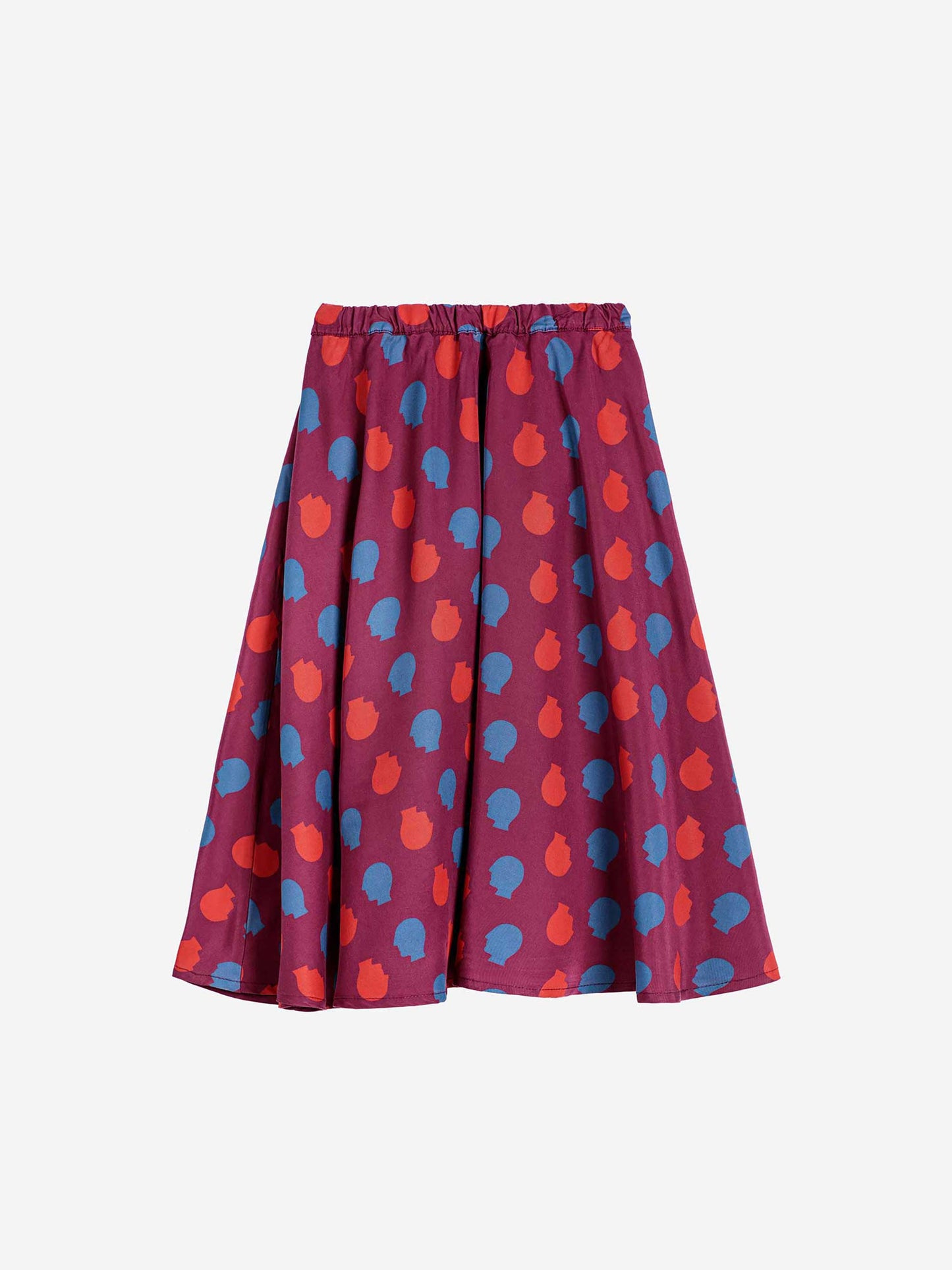 Head all over midi skirt