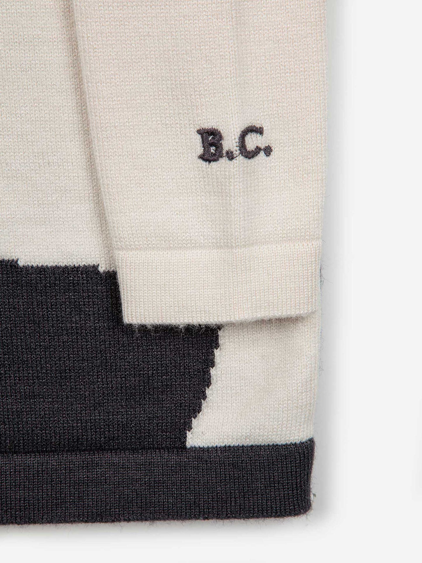 Faces intarsia knitted cardigan