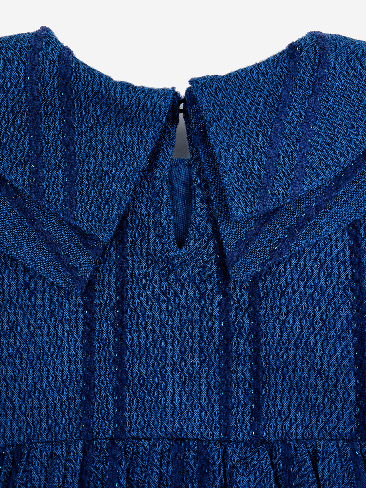 Lurex striped woven dress