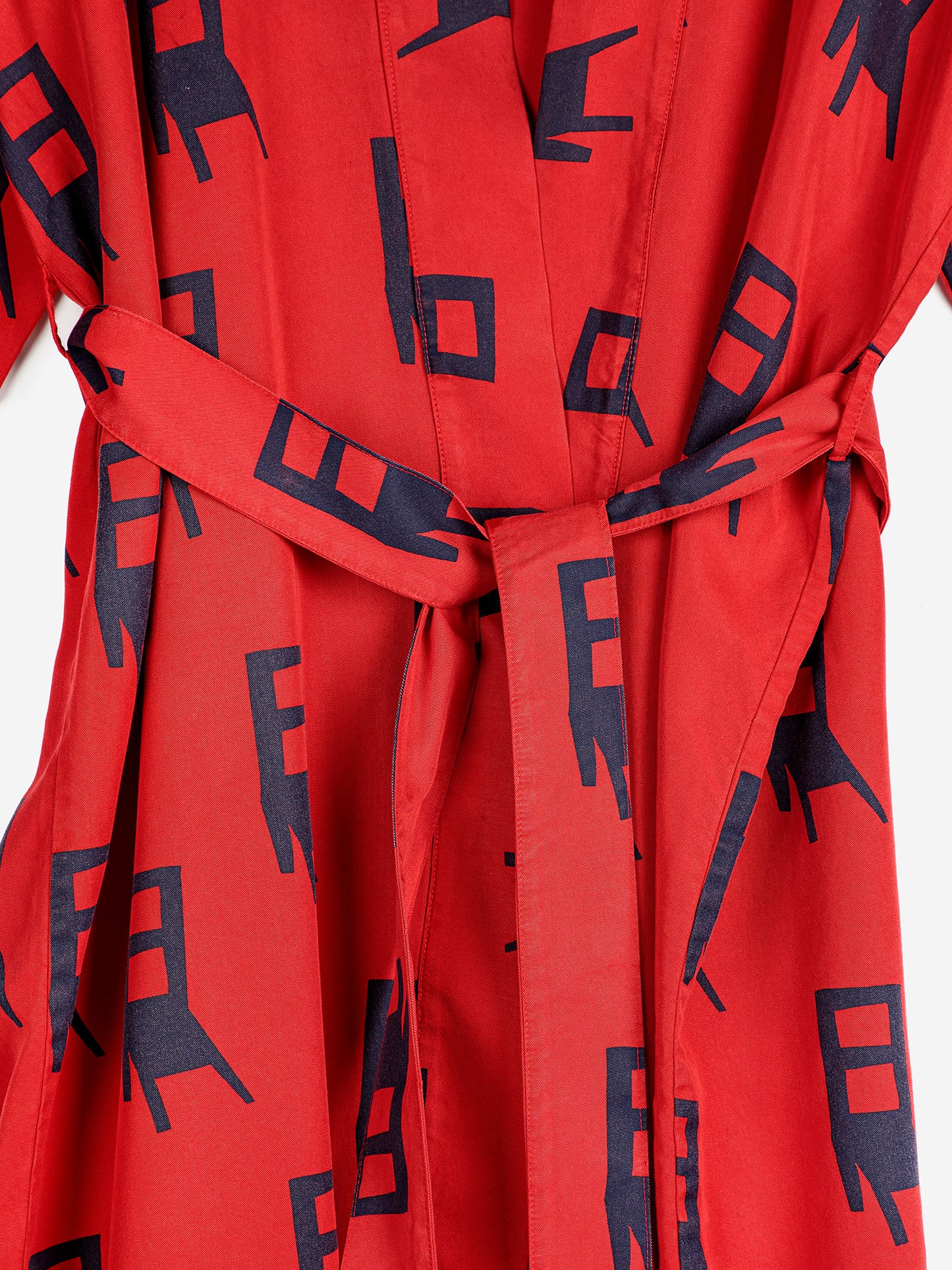 Have A Seat all over lyocell kimono