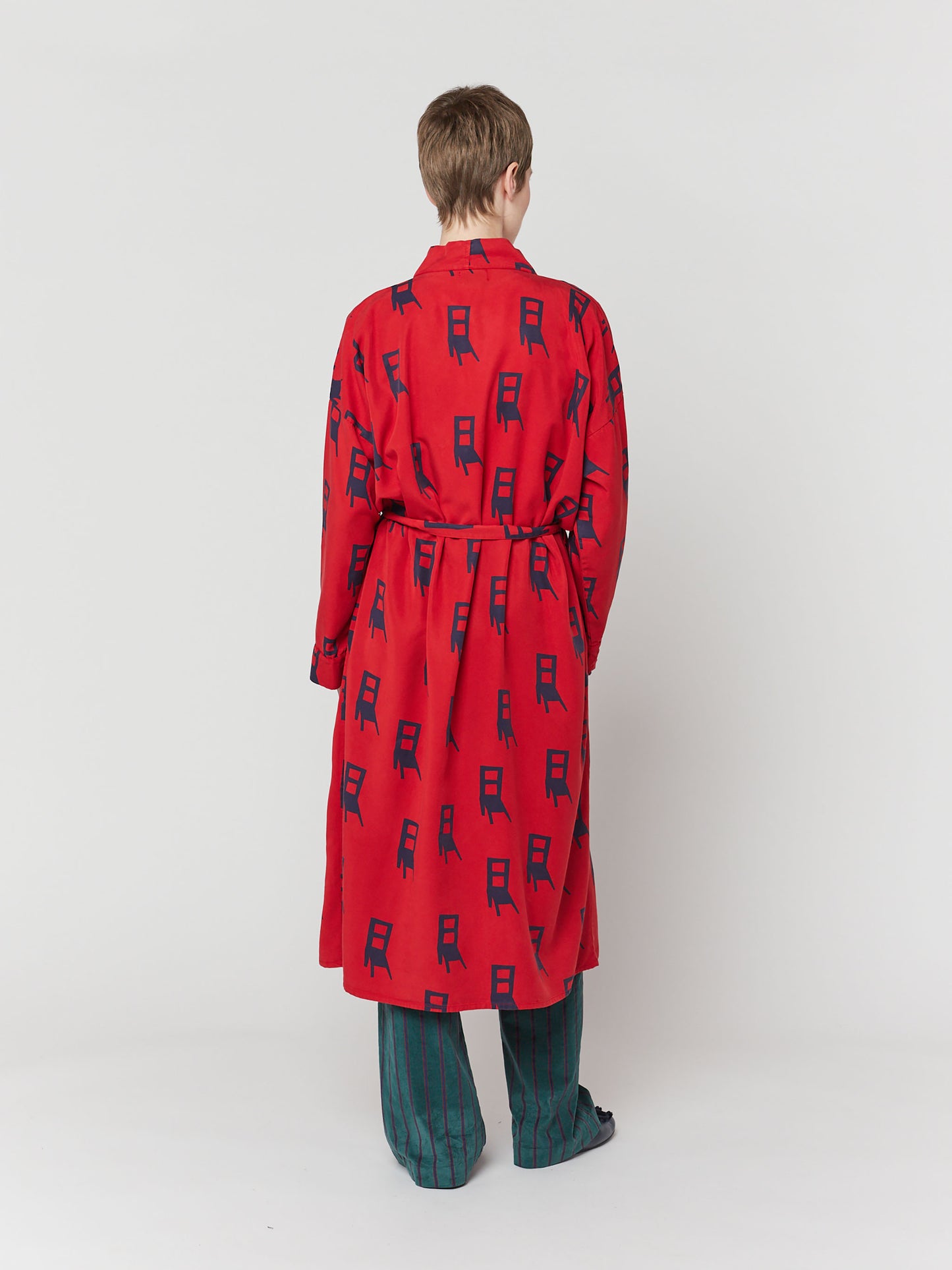 Have A Seat all over lyocell kimono