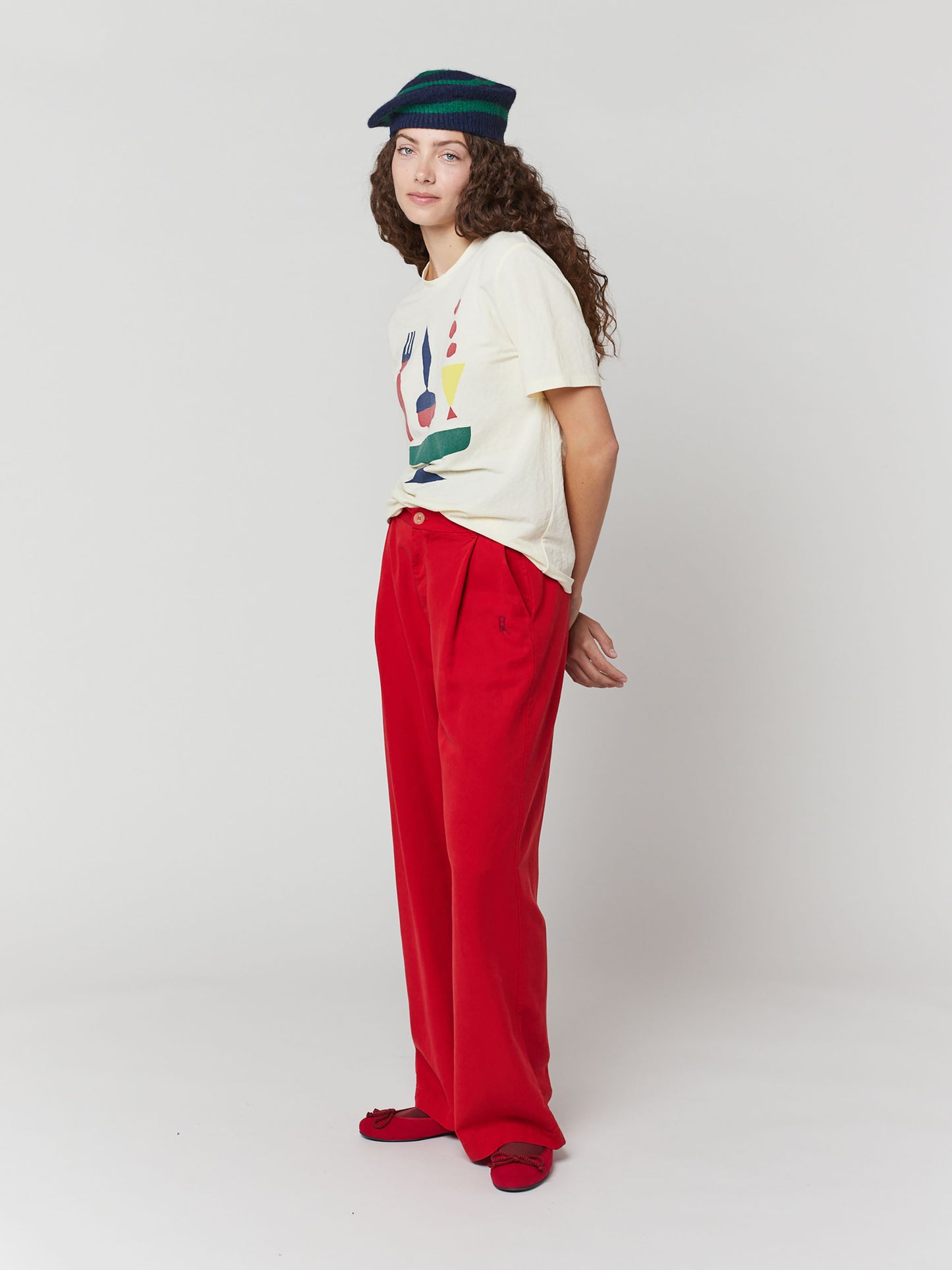 Palazzo lyocell trousers