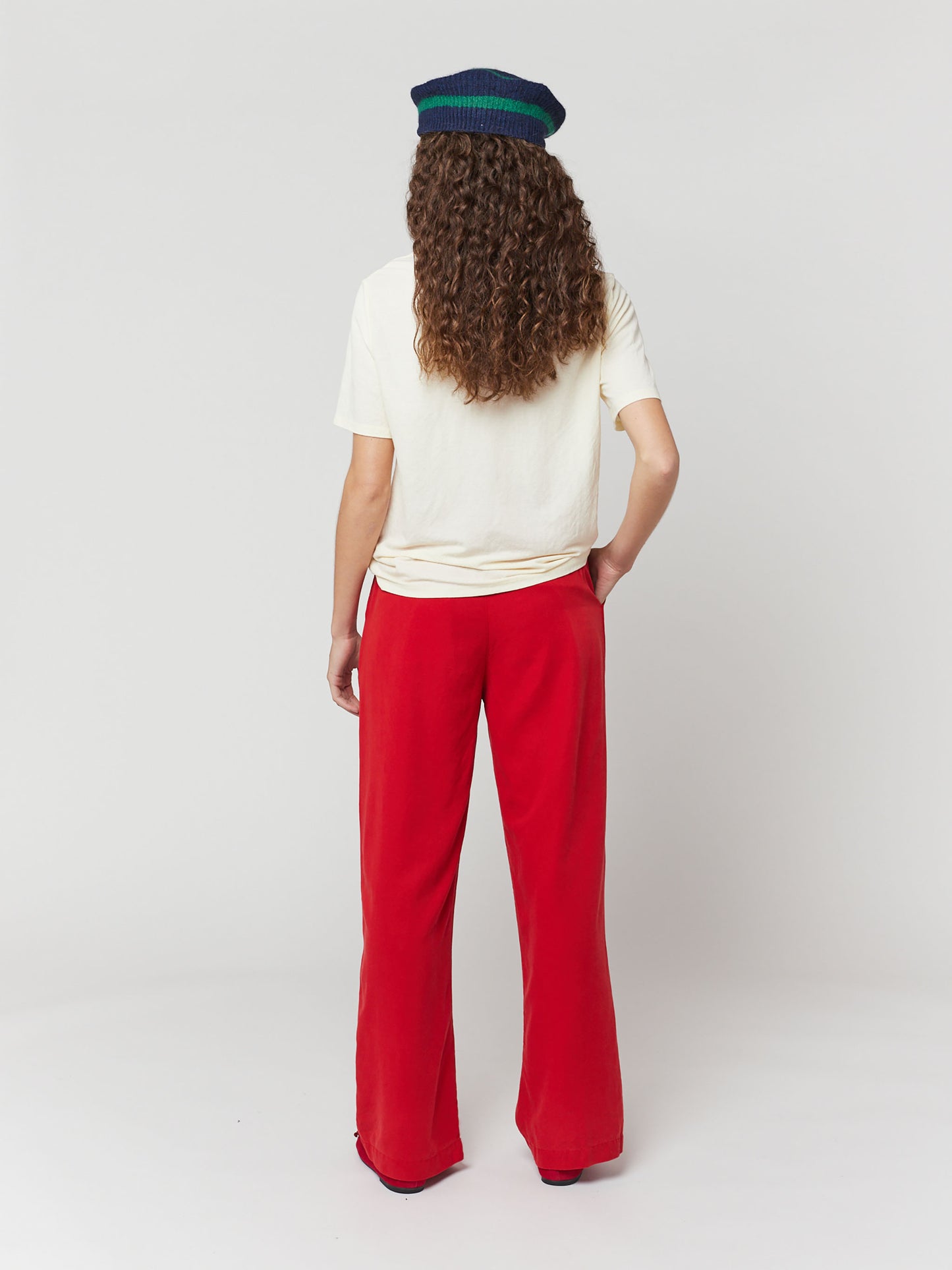 Palazzo lyocell trousers