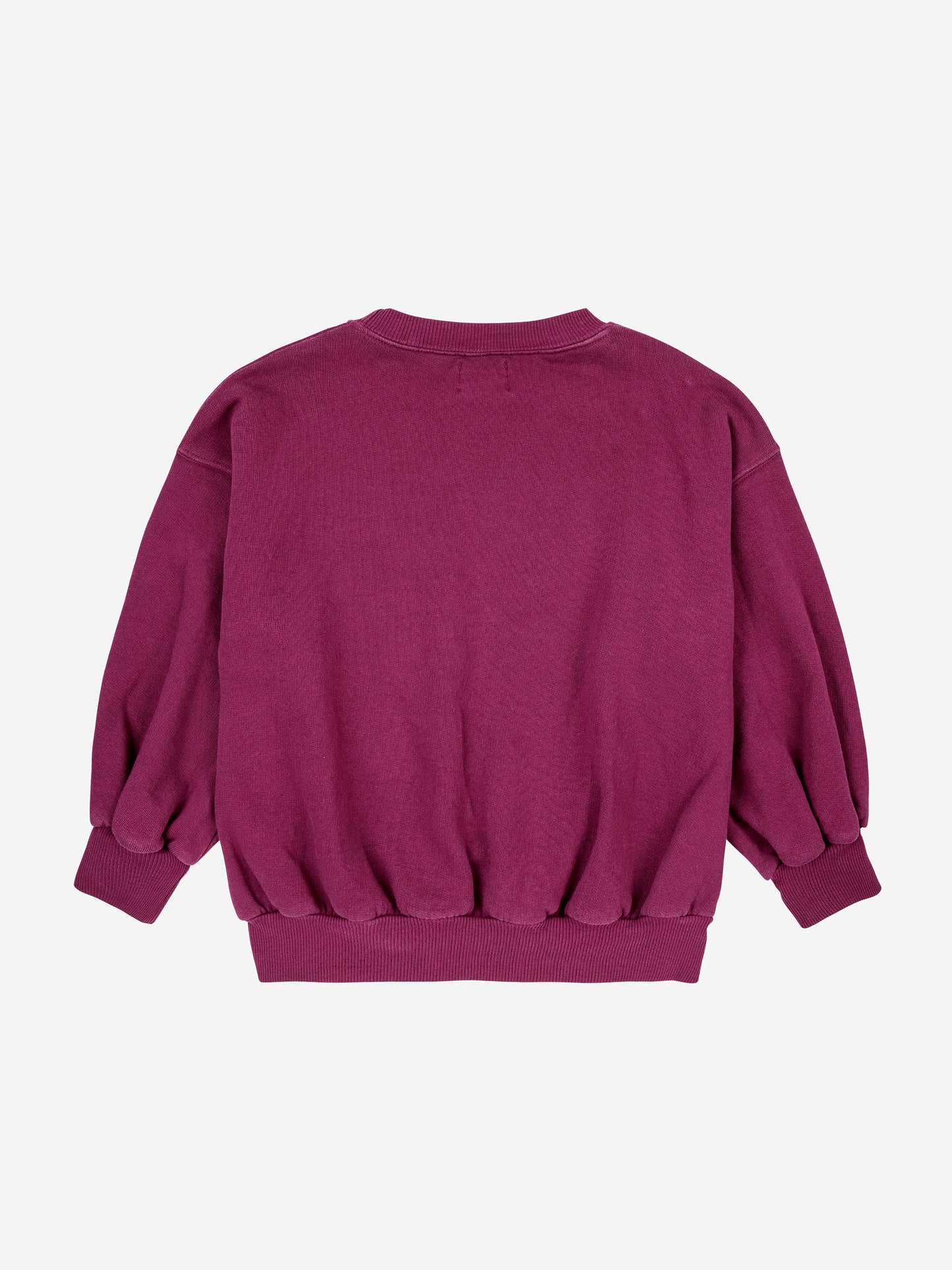 Geometric Shapes puffed sleeves sweatshirt