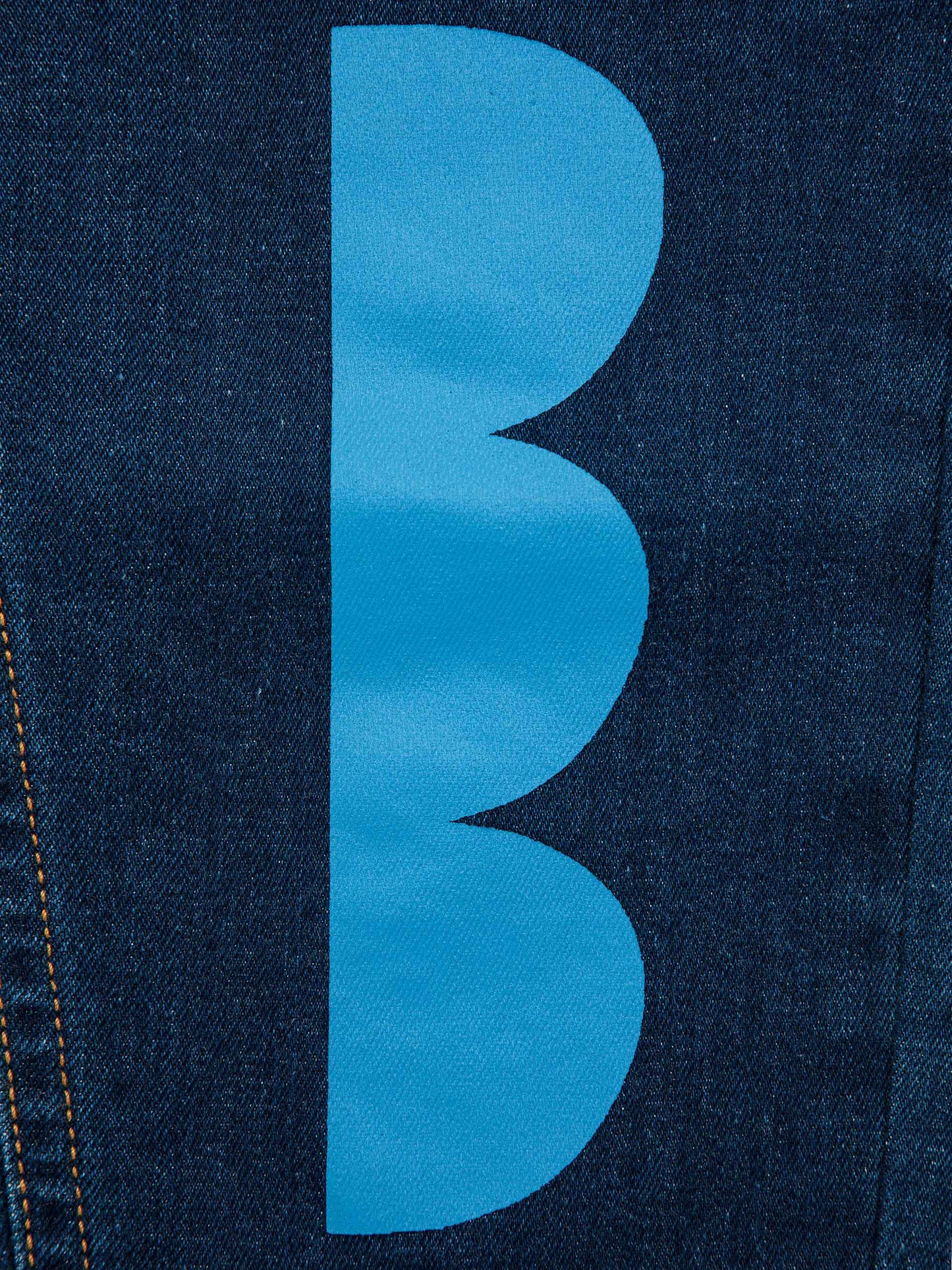 Geometric Shapes denim pants