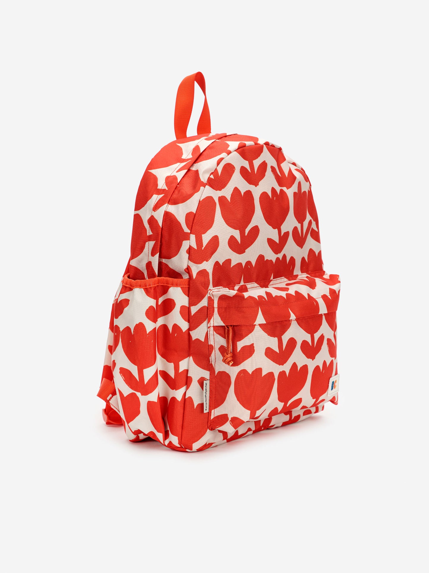 Retro Flowers Red backpack