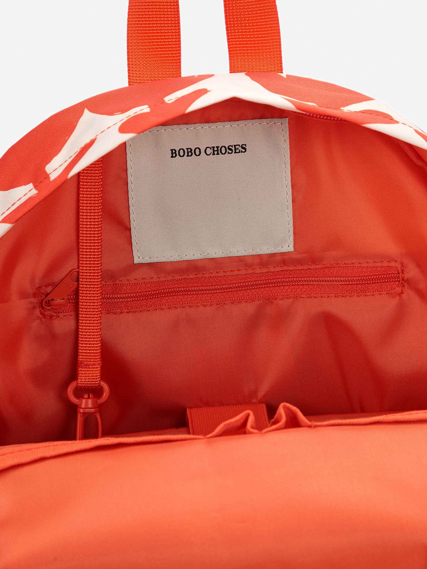 Retro Flowers Red backpack