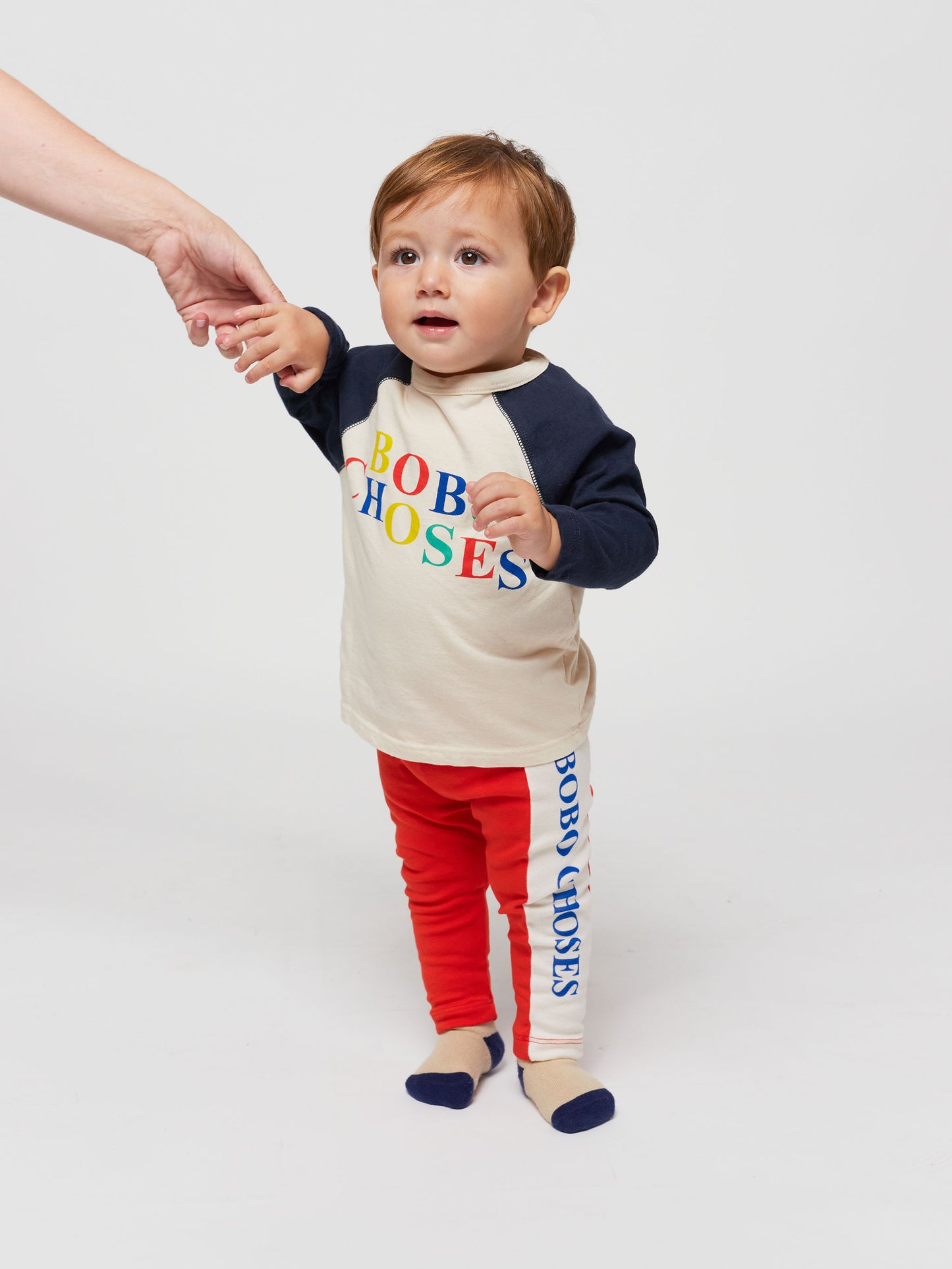 Multicolor Bobo raglan sleeve T-shirt