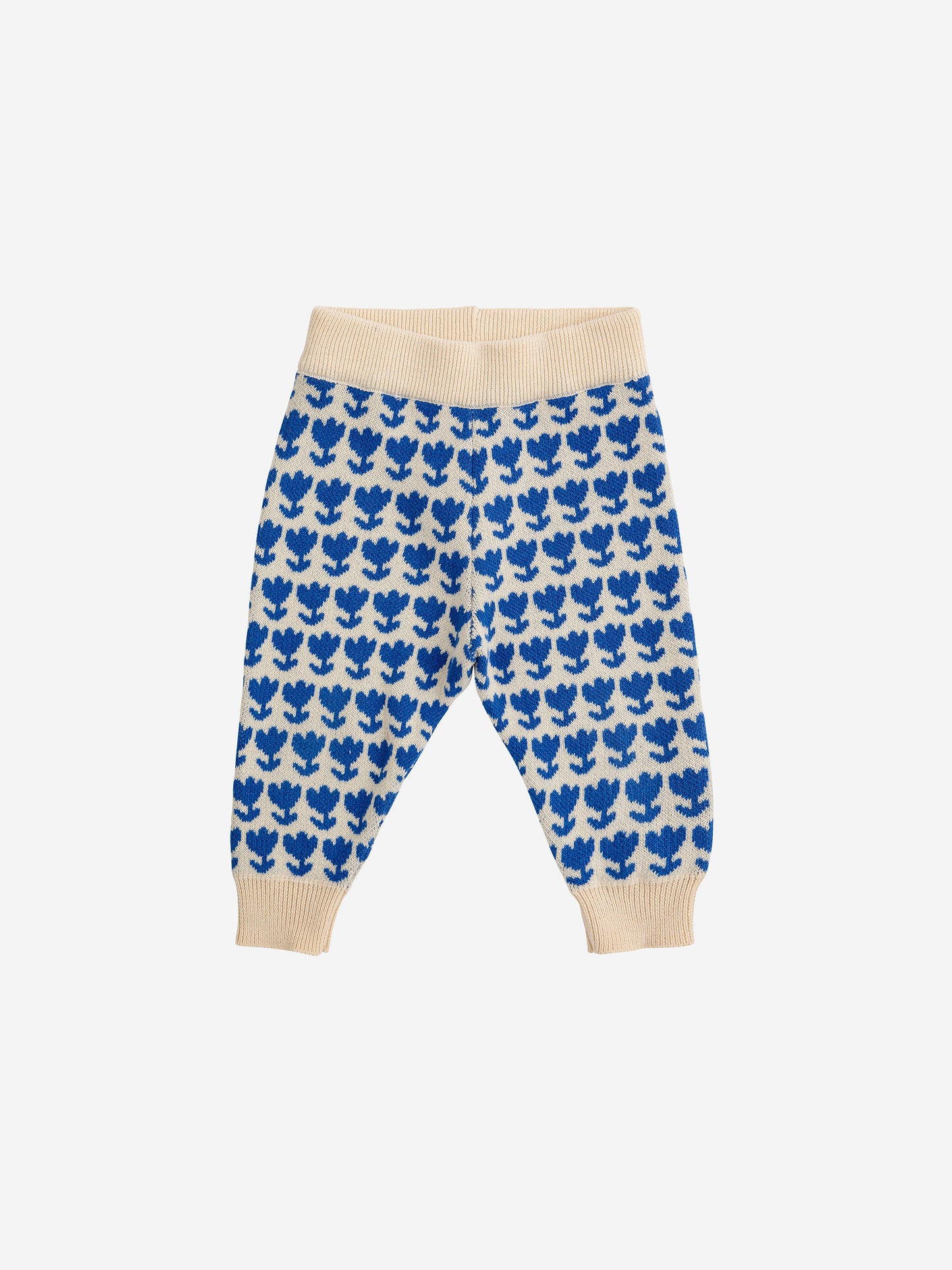 Retro Flowers knitted pants